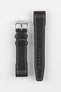 RIOS1931 TYPHOON Genuine Buffalo Leather Watch Strap in Black