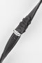 RIOS1931 TYPHOON Genuine Buffalo Leather Watch Strap in Black