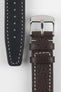 RIOS1931 TYPHOON Genuine Buffalo Leather Watch Strap in Mocha