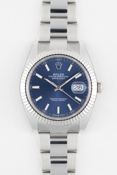 Date just 2025 blue dial