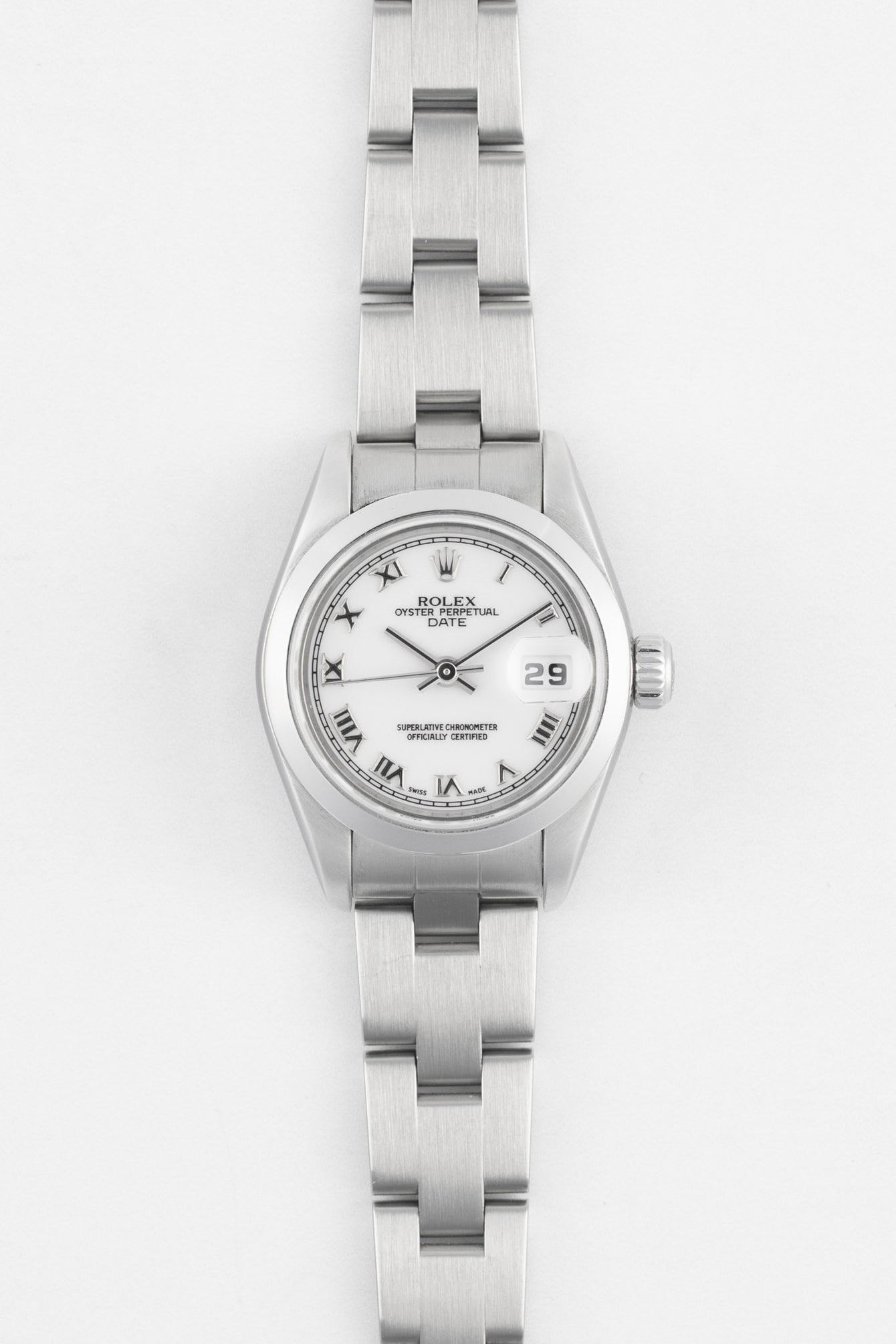 ROLEX Oyster Perpetual Lady Date - White Dial