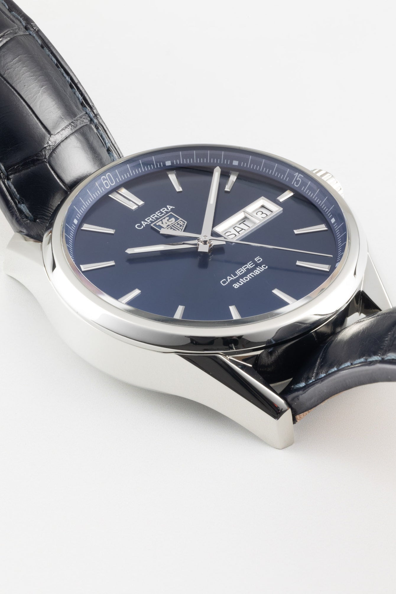 TAG HEUER Carrera Day Date – Sunray Blue dial 43mm