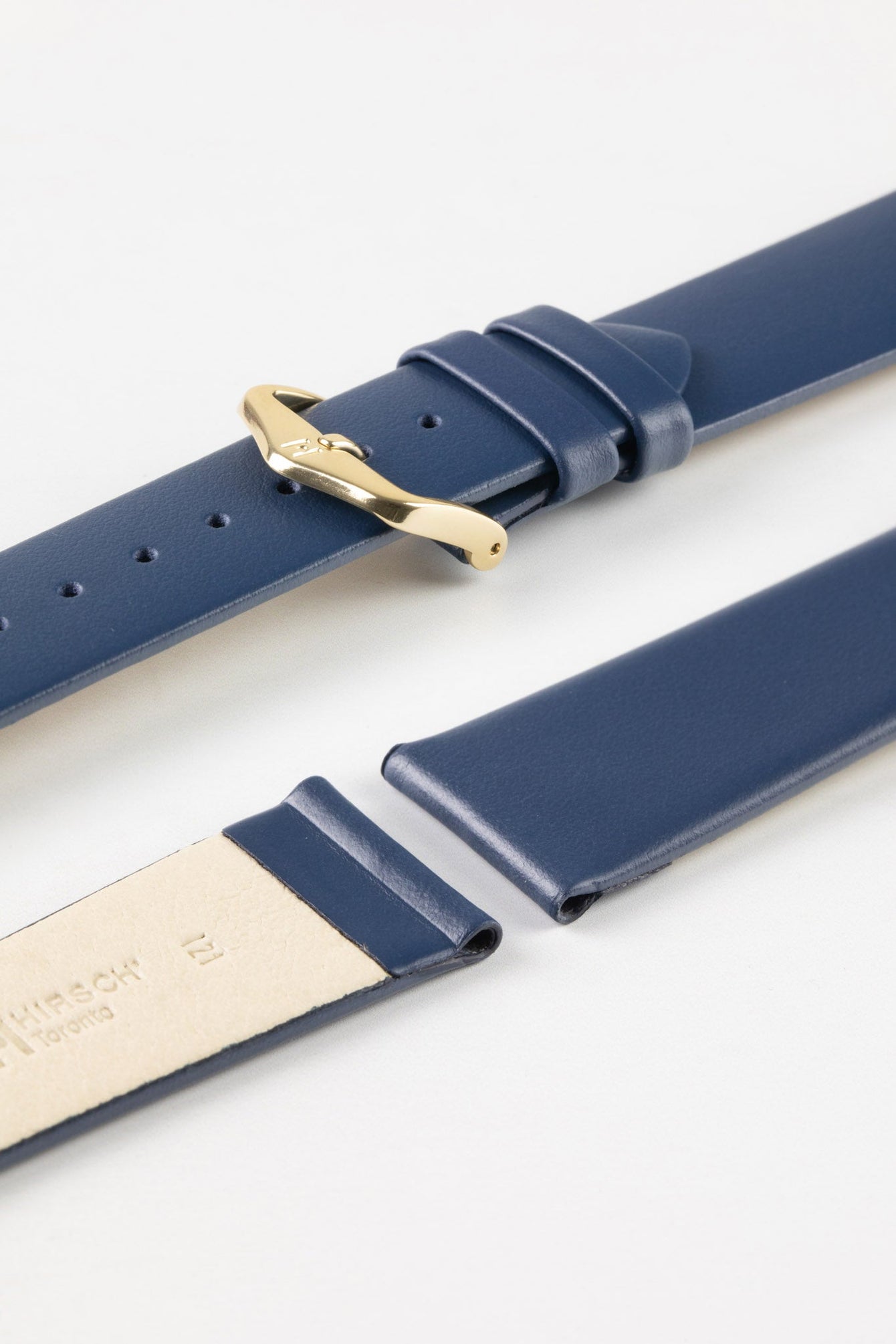 Hirsch Toronto Blue | Leather Watch Strap | Hirsch Straps UK