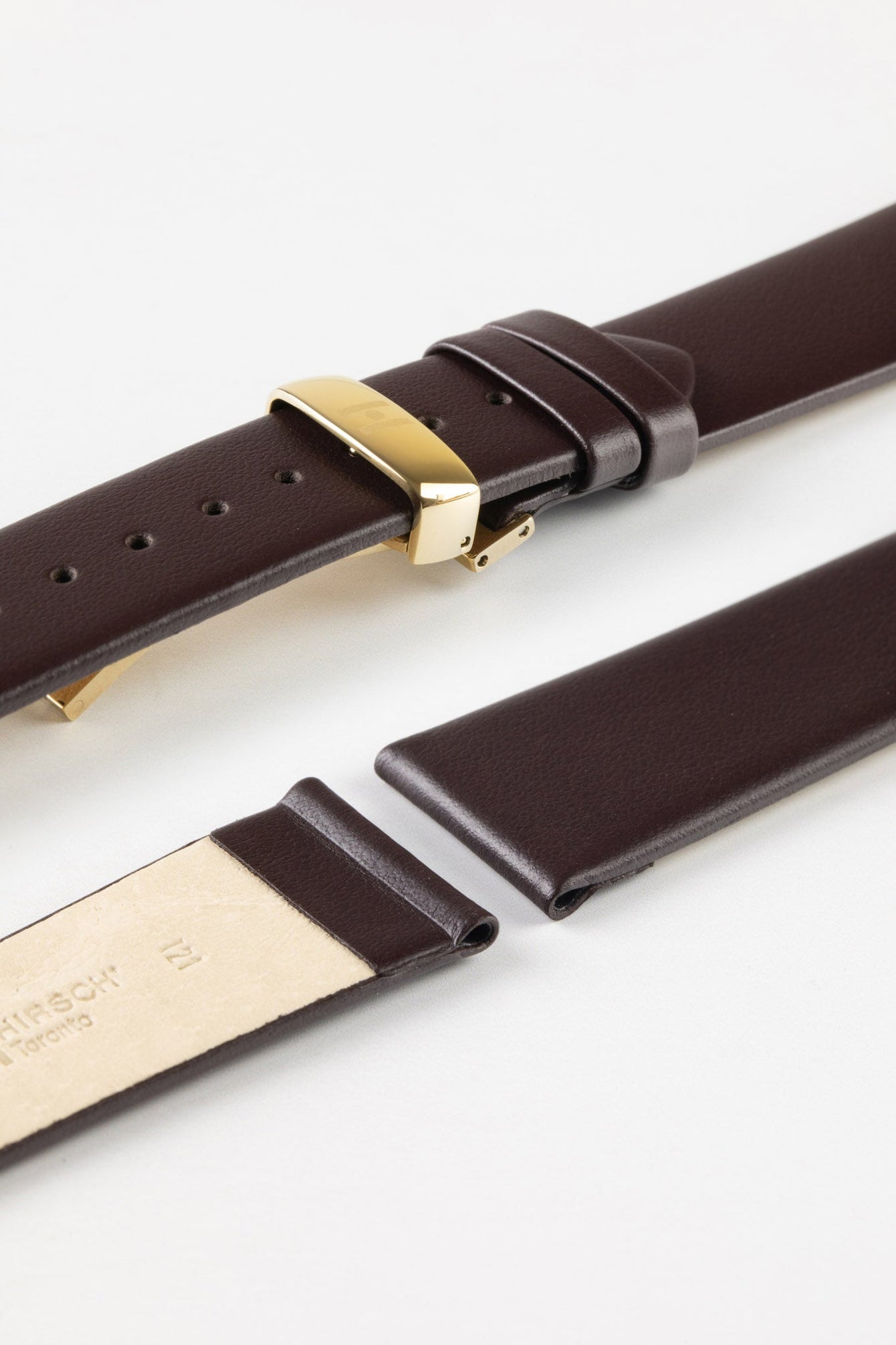 brown leather hirsch strap