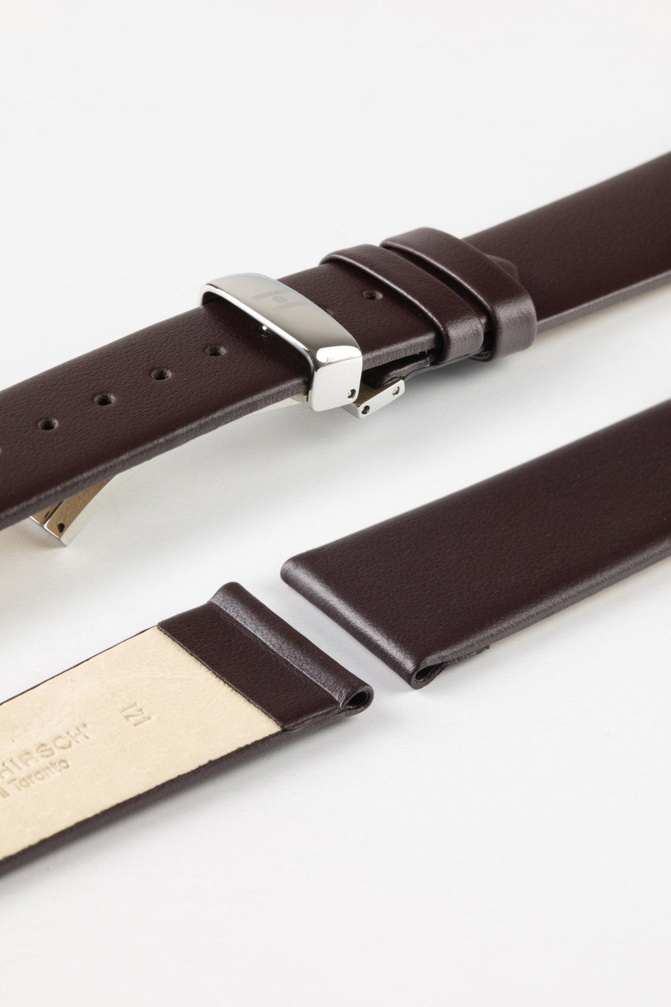 brown leather hirsch strap