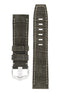 black alligator leather watch strap 