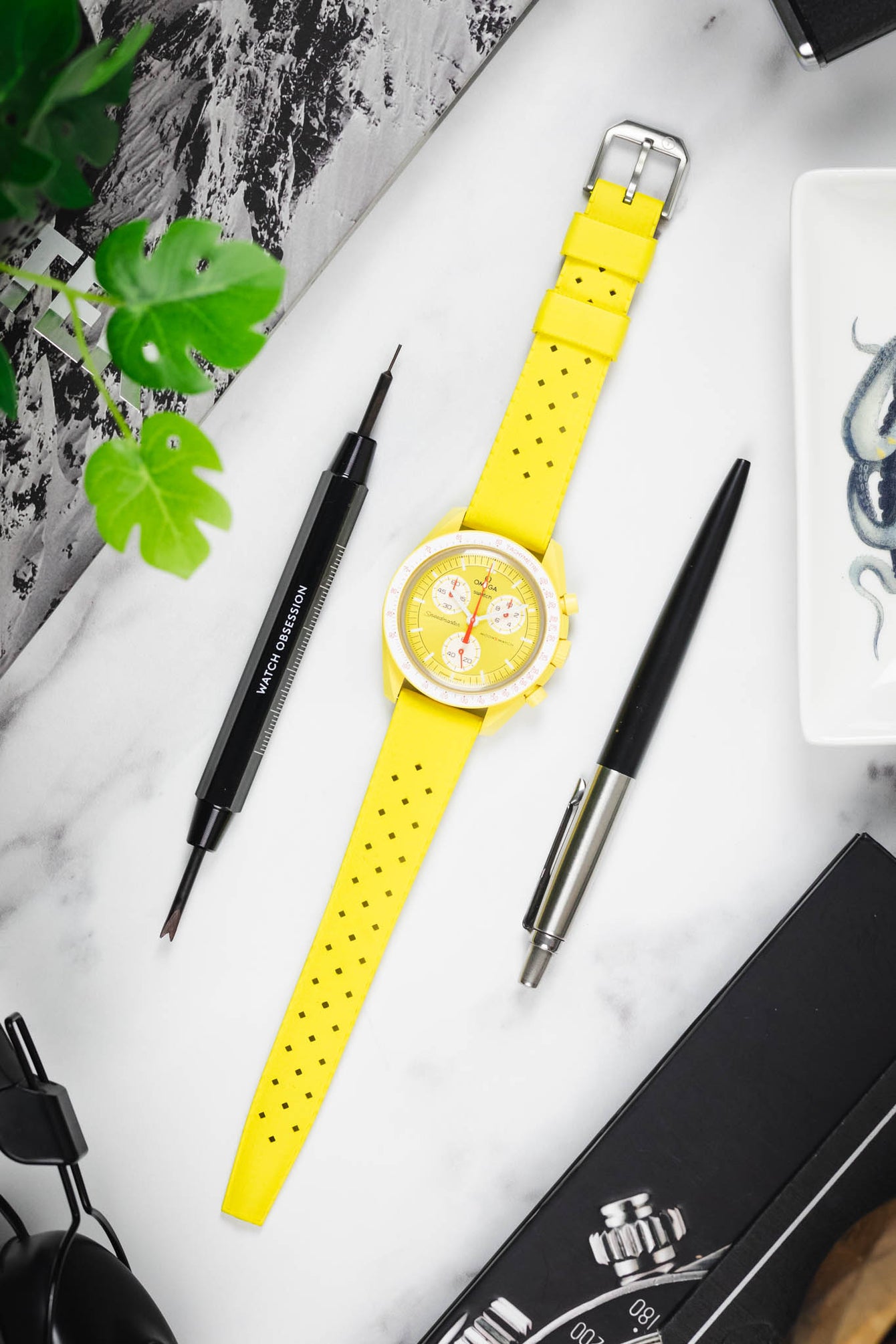 TROPIC® Dive Watch Strap in POSEIDON YELLOW