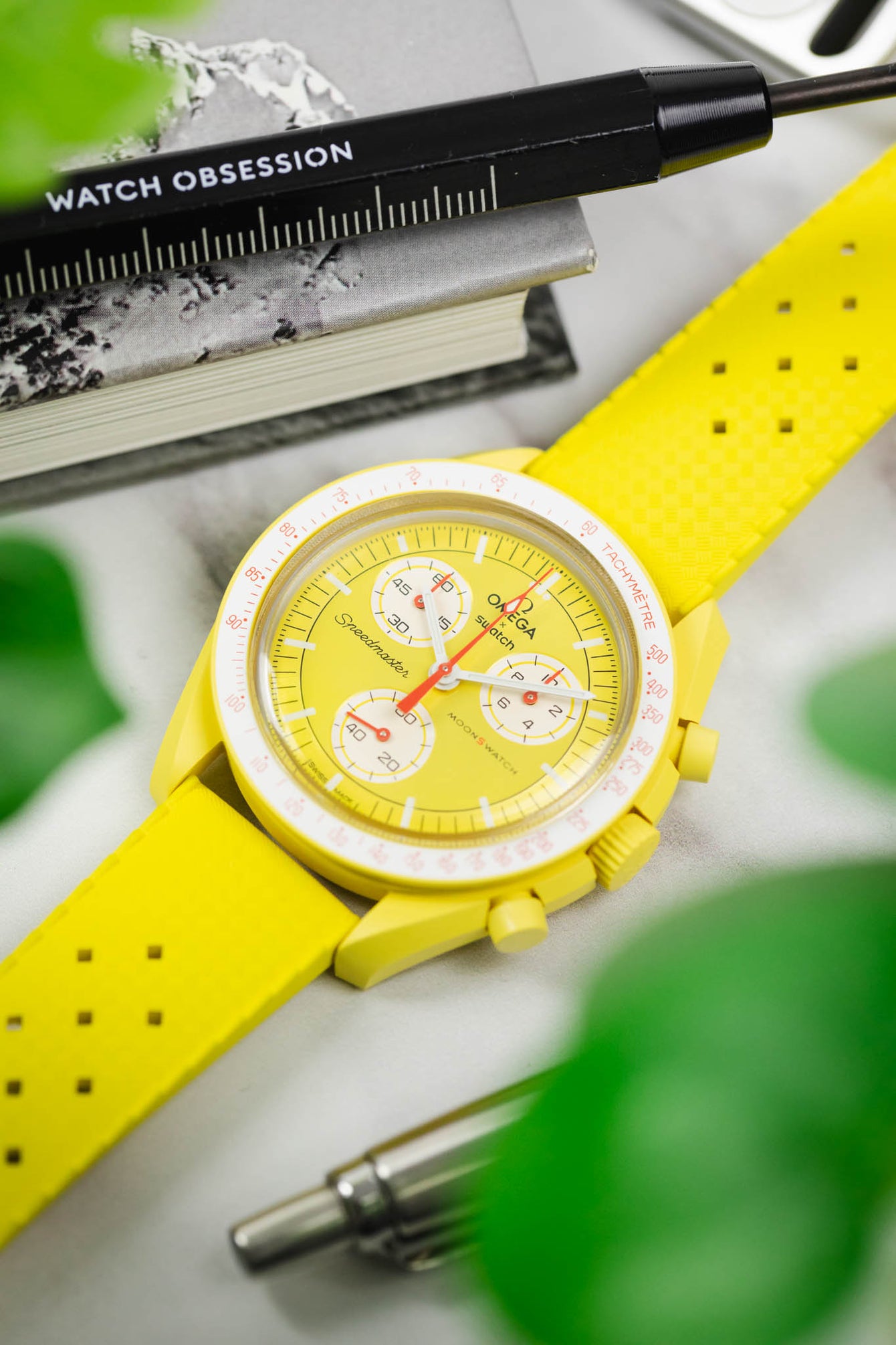 TROPIC® Dive Watch Strap in POSEIDON YELLOW