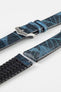 Hirsch Leaf in Blue & Black | Vegan Watch Strap | Hirsch Straps