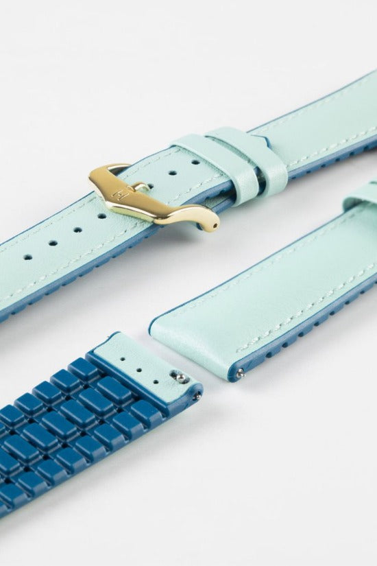 Blue strap ladies watch (buckle)