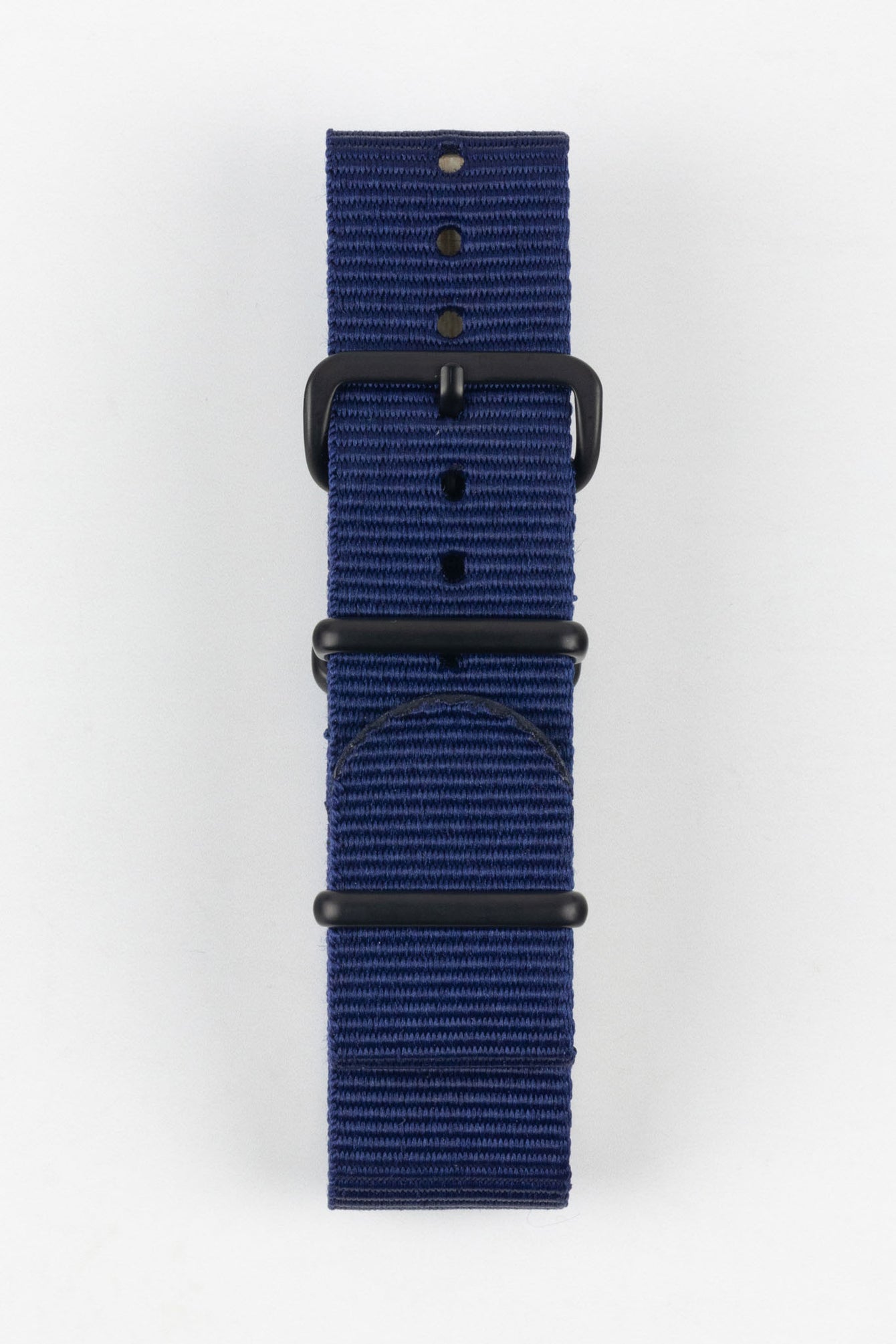 Nylon Watch Strap in BLUE with PVD Buckle and Keepers