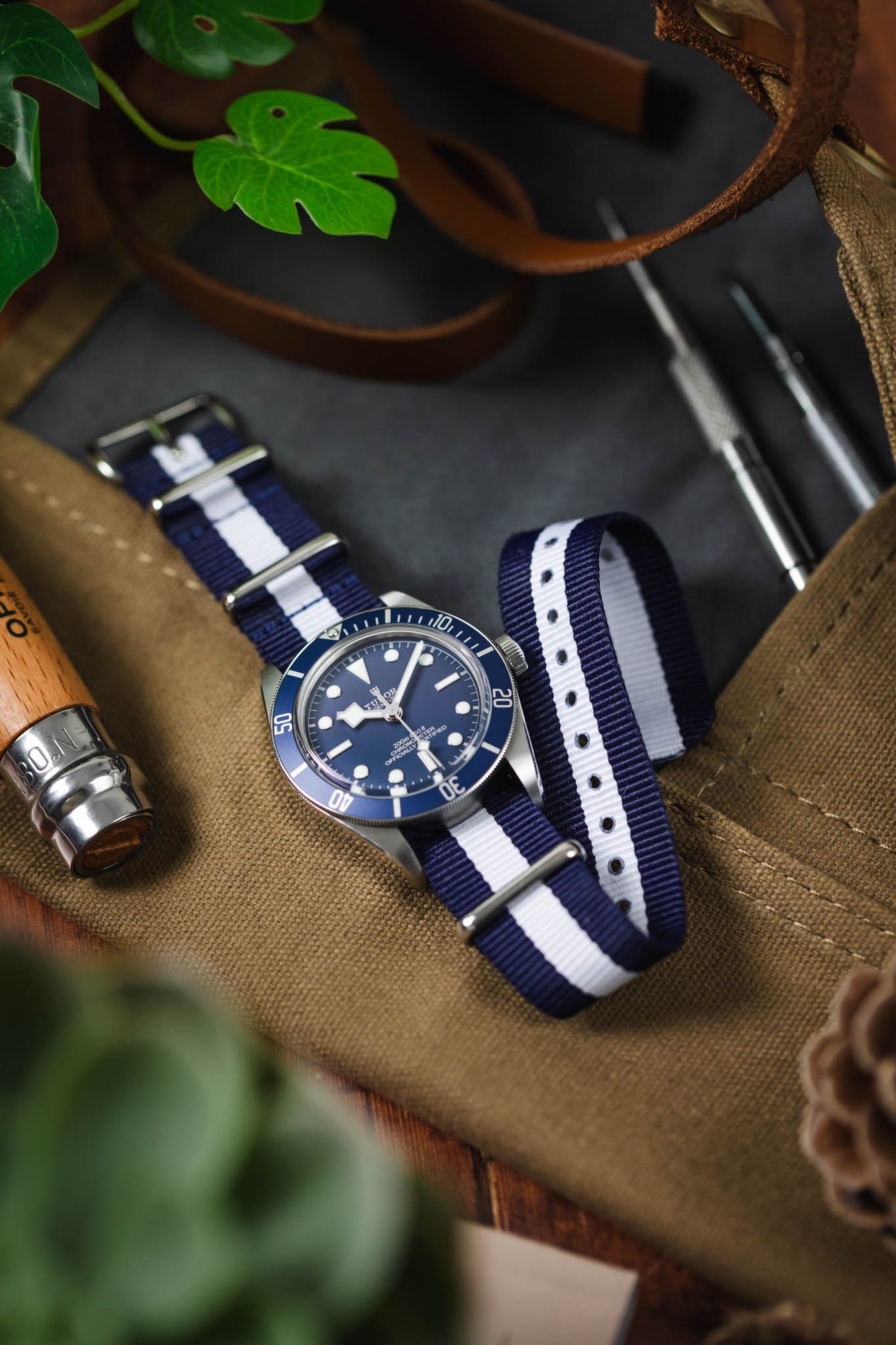 Blue Nylon Watch Strap Bundle