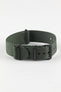 Nylon Watch Strap in DARK GREY with PVD Buckle & Keepers