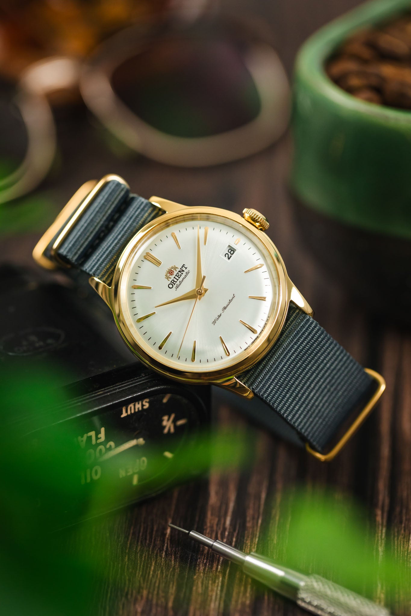 Gold and silver watch strap hot sale