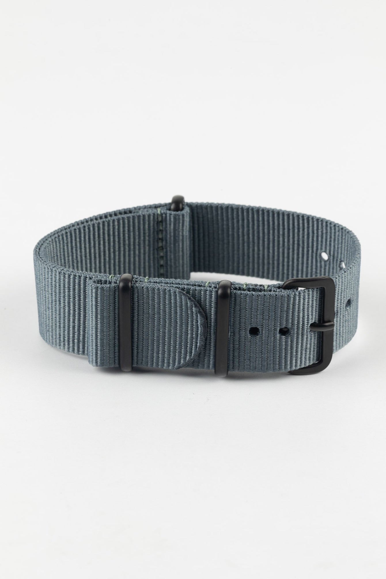 Nylon Watch Strap in GREY with PVD Buckle and Keepers