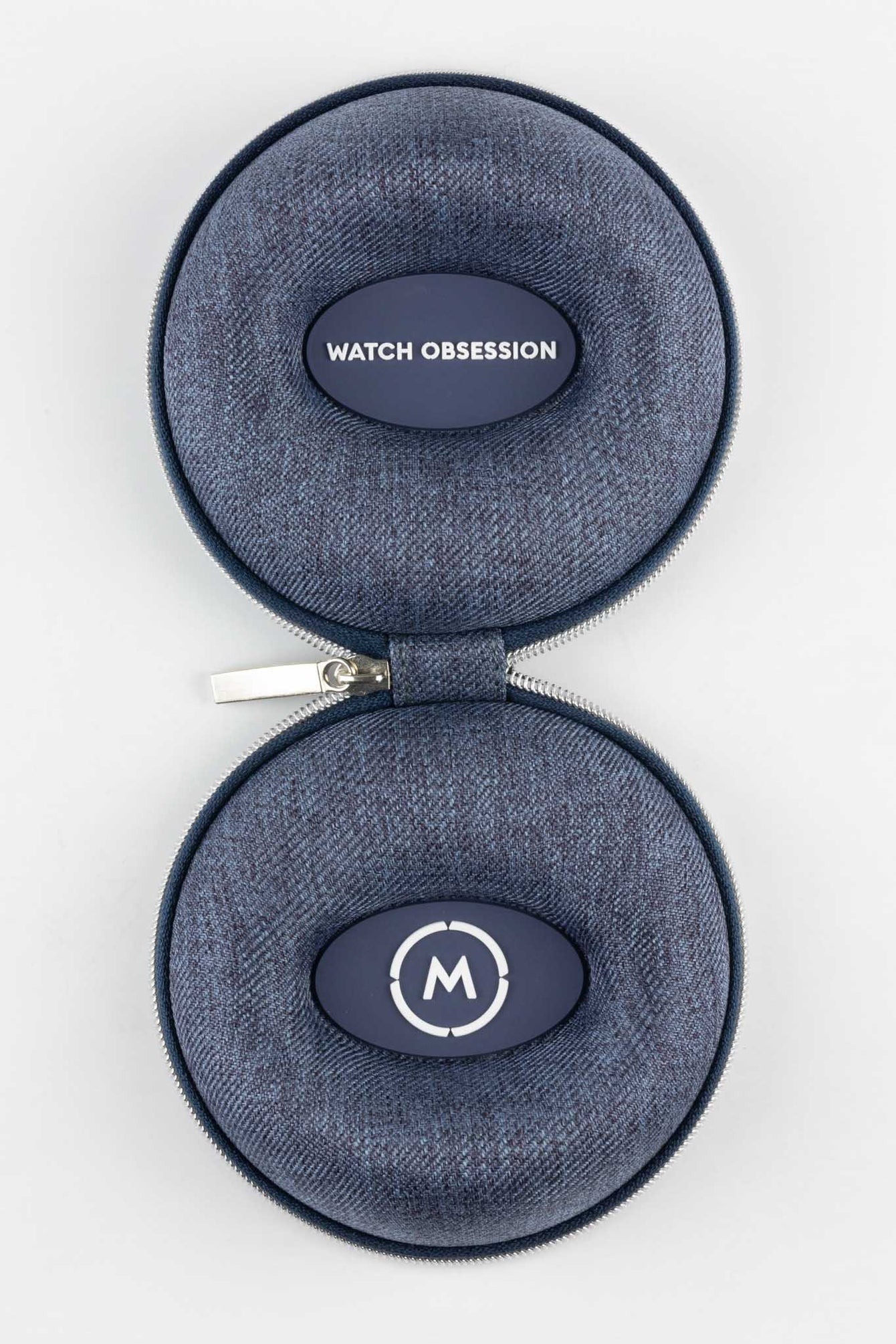 Oyster - 1 Watch Travel Case - Denim Blue