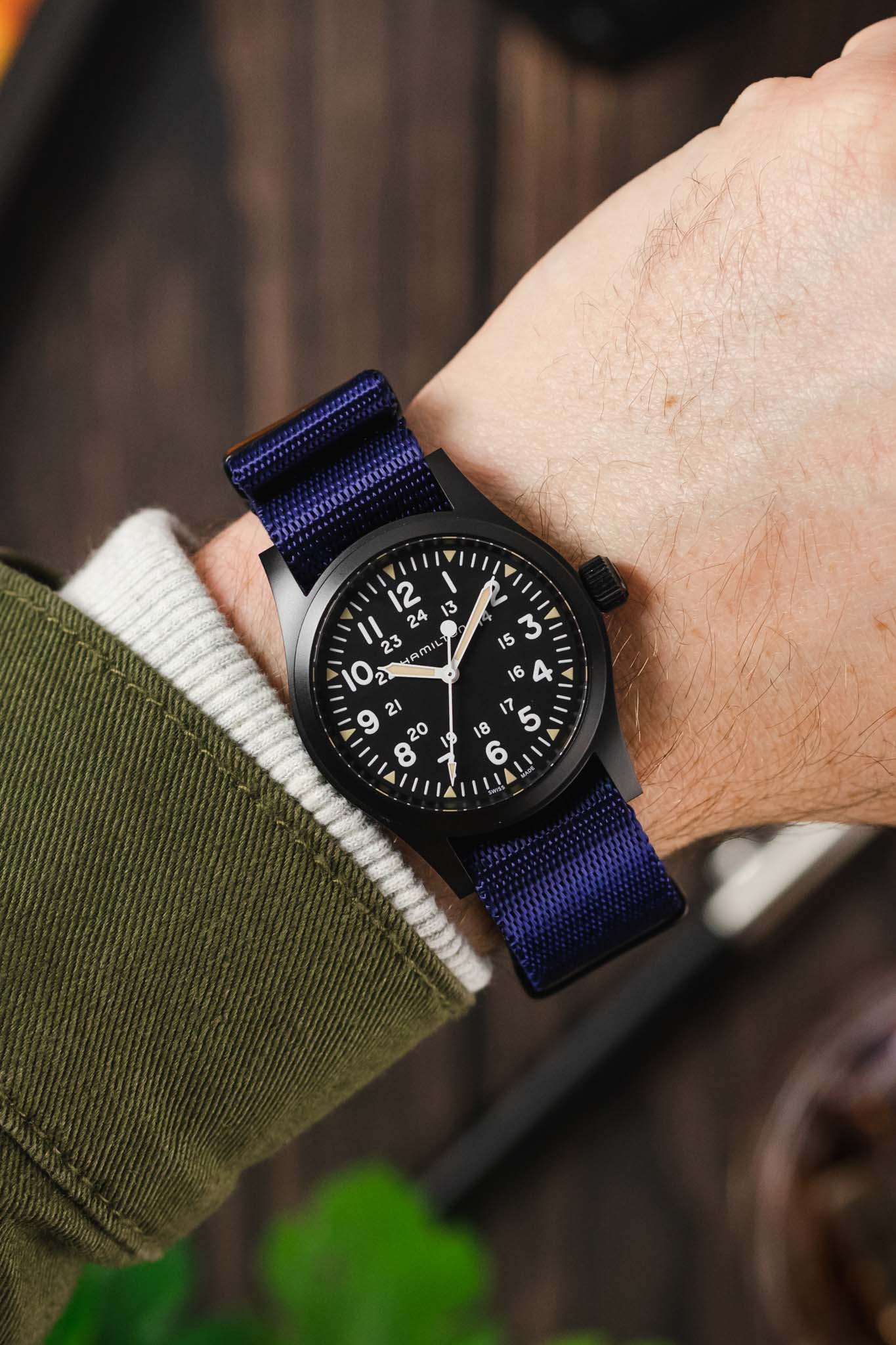 Nato strap black online hardware