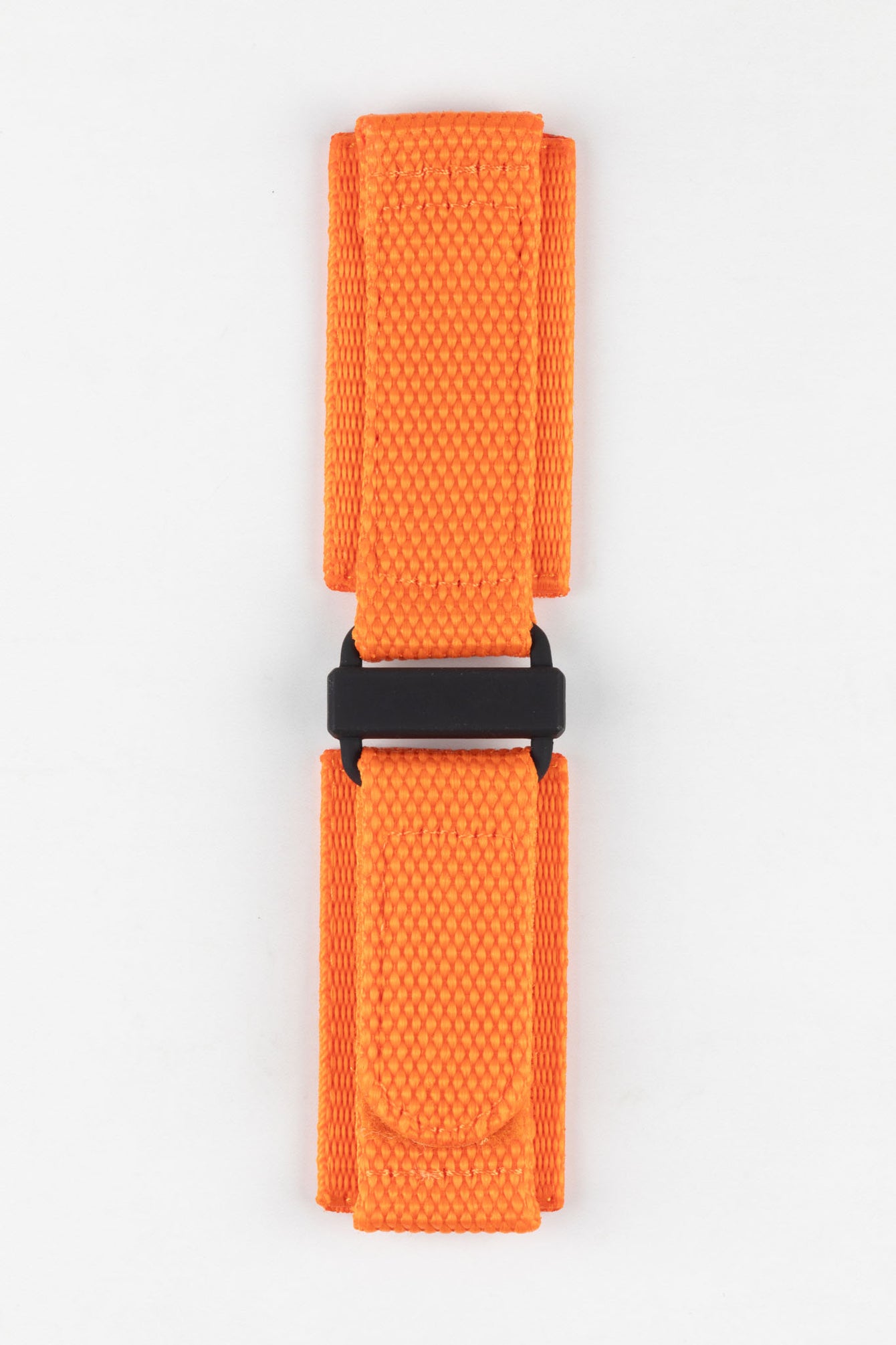 Tactical Hook & Loop Nylon Watch Strap in ORANGE