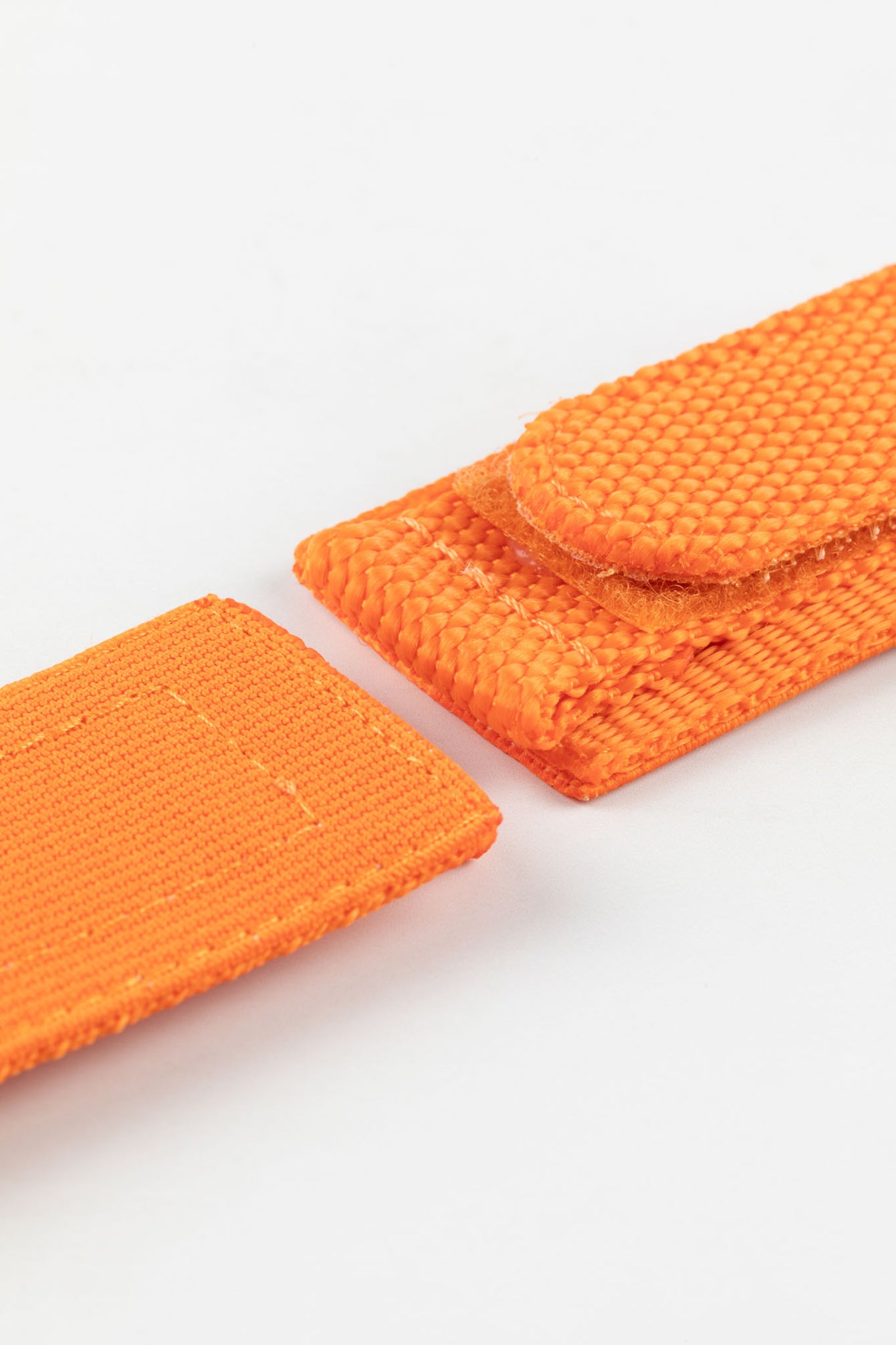 Tactical Hook & Loop Nylon Watch Strap in ORANGE