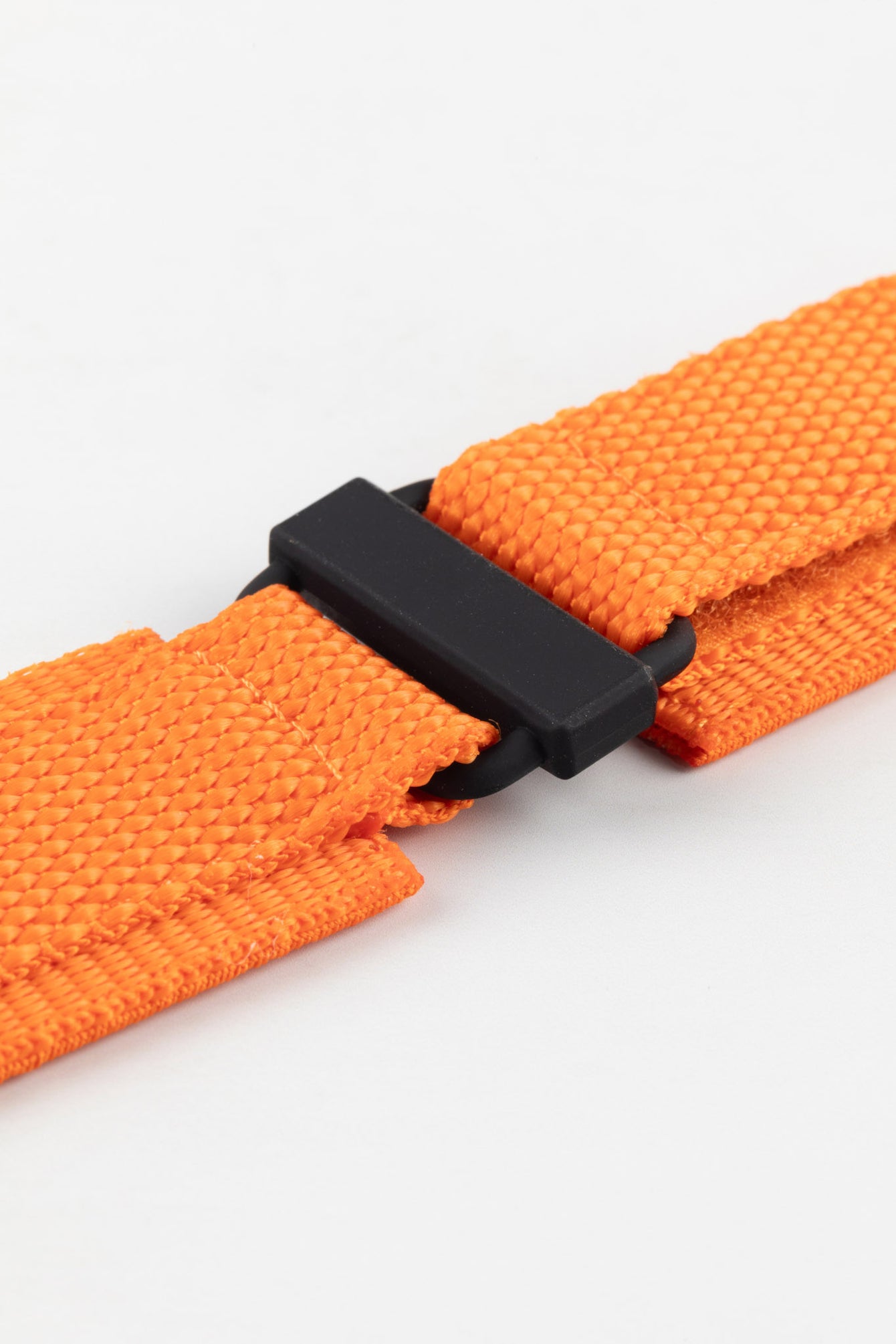 Tactical Hook & Loop Nylon Watch Strap in ORANGE