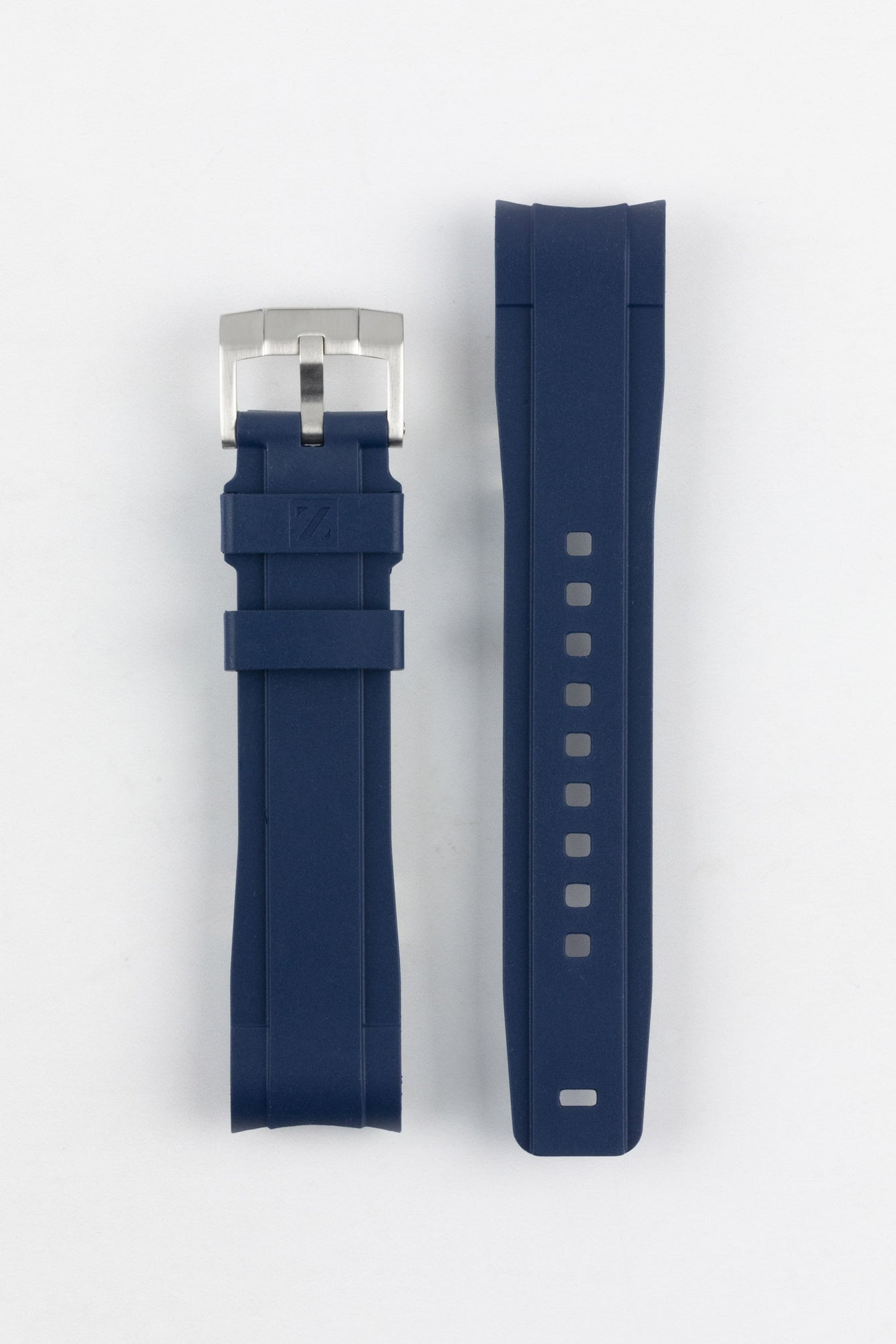 ZEALANDE ZBC01 Rubber Watch Strap for Omega Seamaster in BLUE