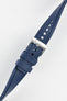 ZEALANDE ZBC06 Rubber Watch Strap for Omega Seamaster Aqua Terra in BLUE