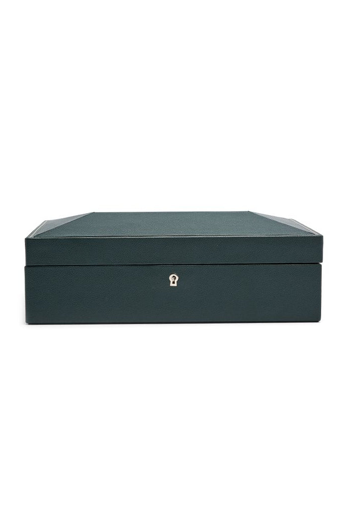 wolf british racing green 10 piece watch box 