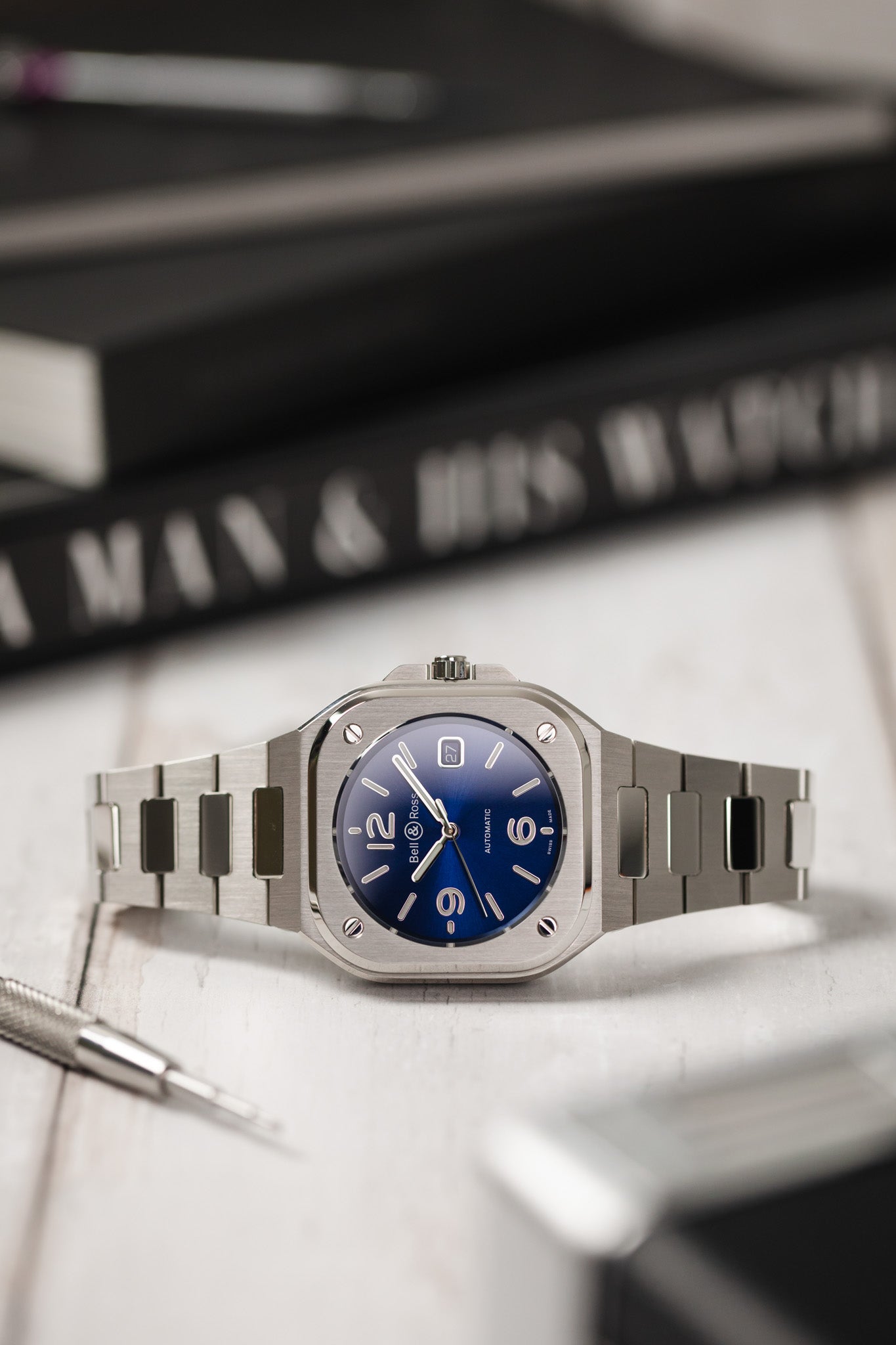 Bell and ross blue on sale dial