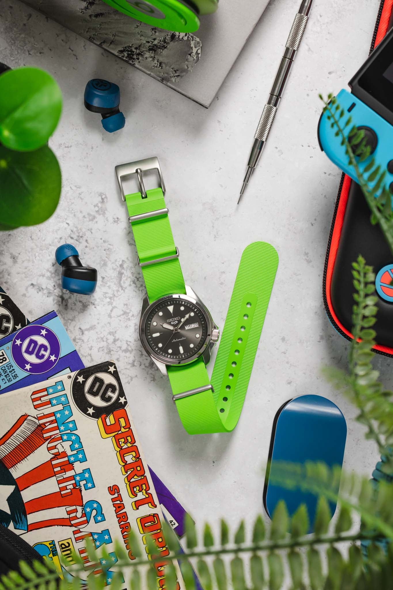 Lime outlet green watch