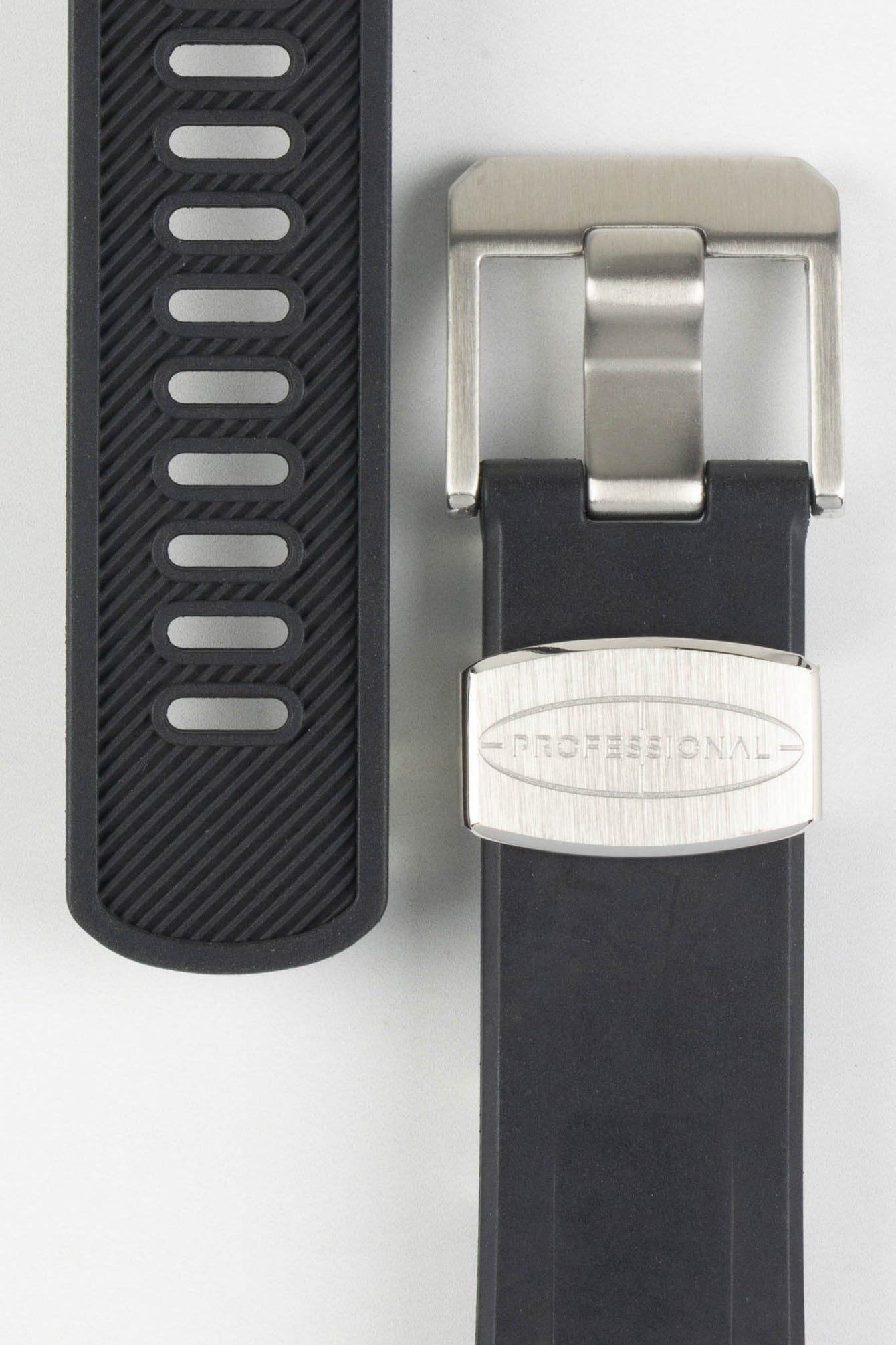 CRAFTER BLUE CB08 Rubber Watch Strap for Seiko "New" Turtle Series – BLACK