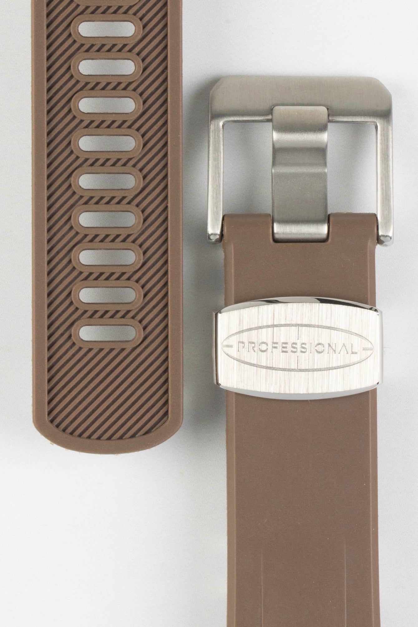 CRAFTER BLUE CB08 Rubber Watch Strap for Seiko "New" Turtle Series – BROWN