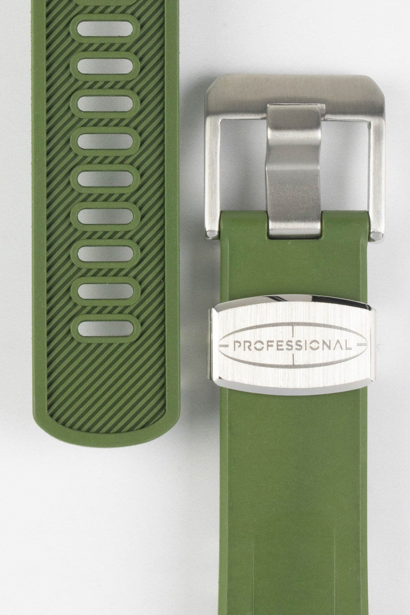 CRAFTER BLUE CB08 Rubber Watch Strap for Seiko "New" Turtle Series – GREEN