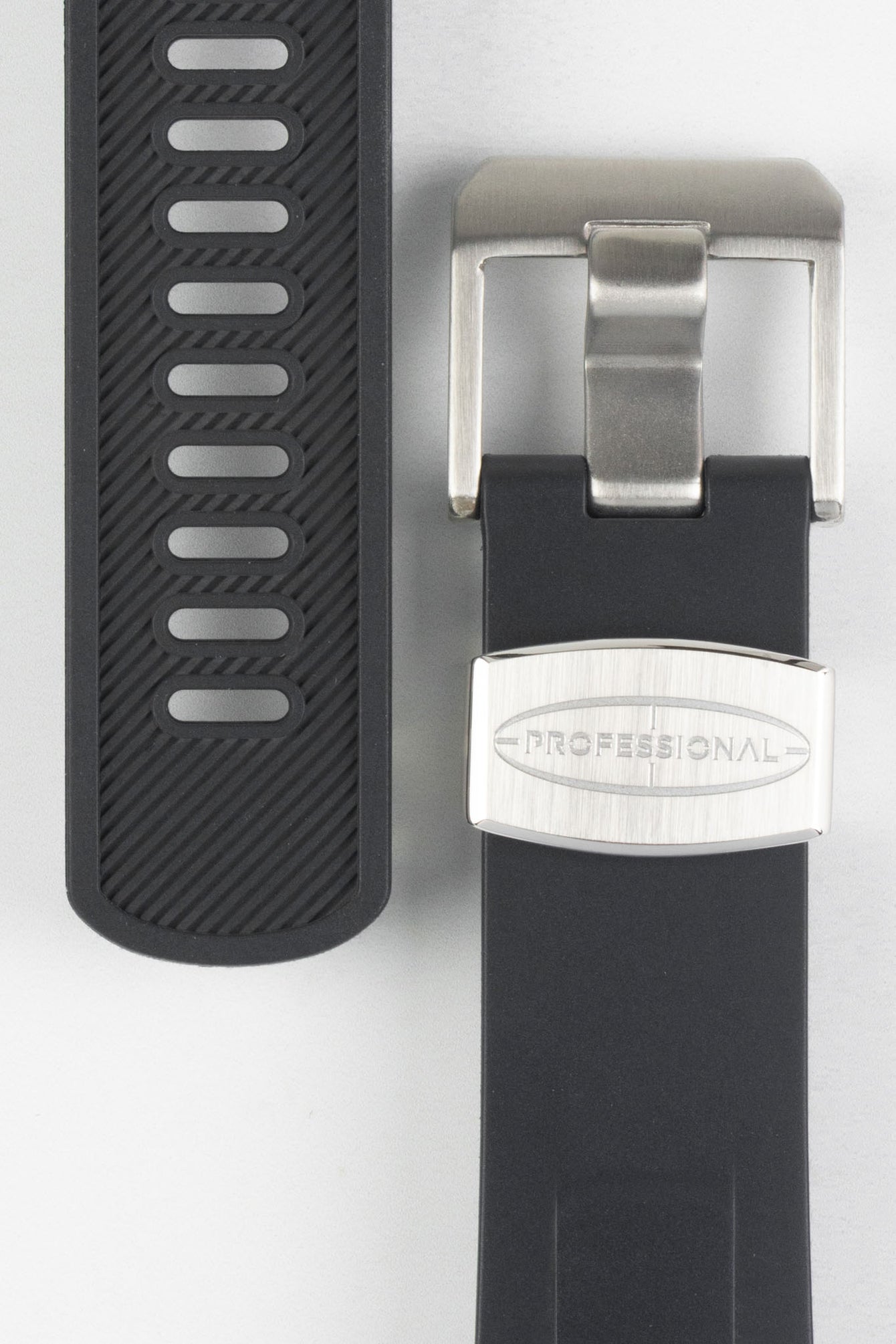 CRAFTER BLUE TD01 Rubber Watch Strap for Tudor Black Bay Series – BLACK