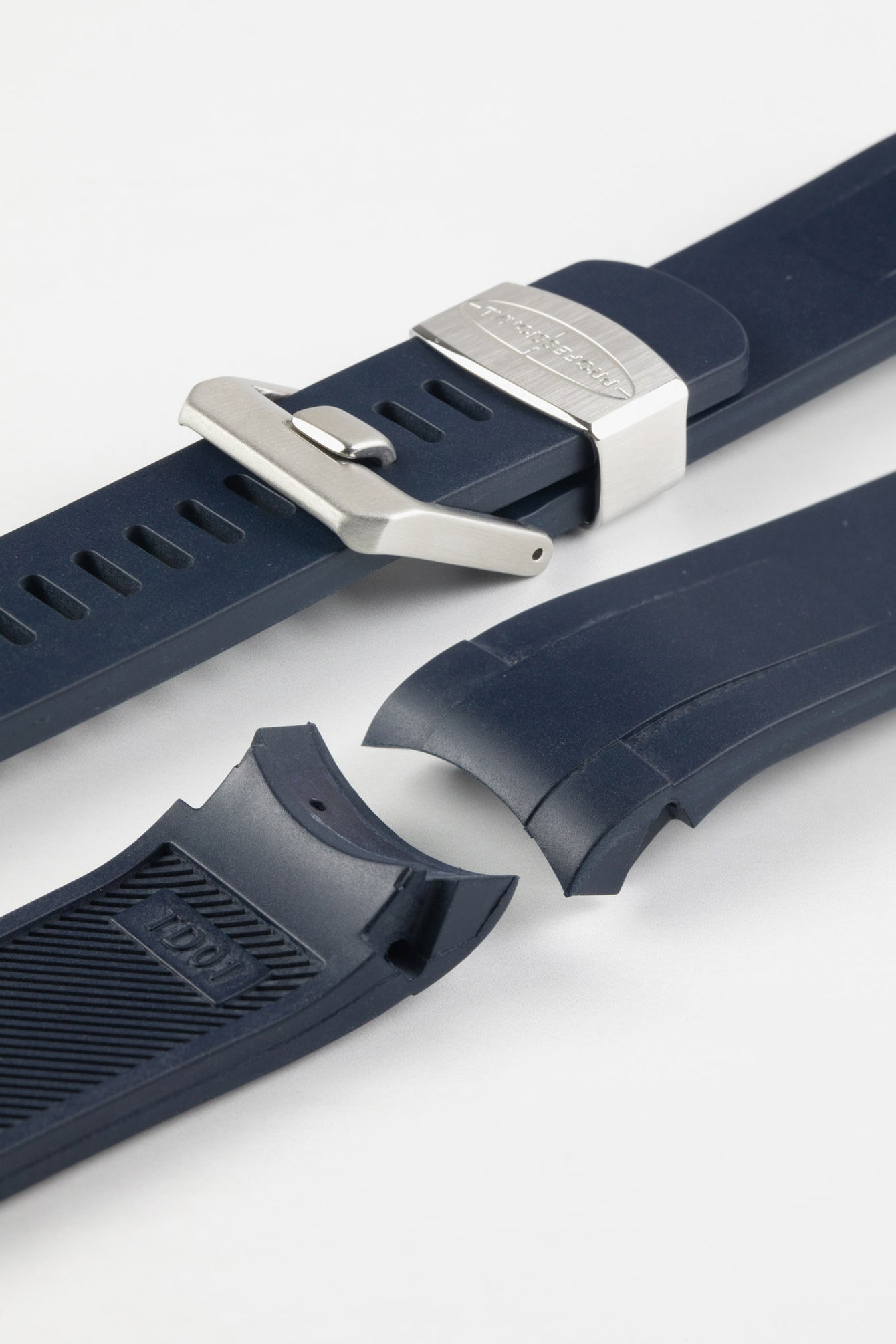 CRAFTER BLUE TD01 Rubber Watch Strap for Tudor Black Bay Series – NAVY