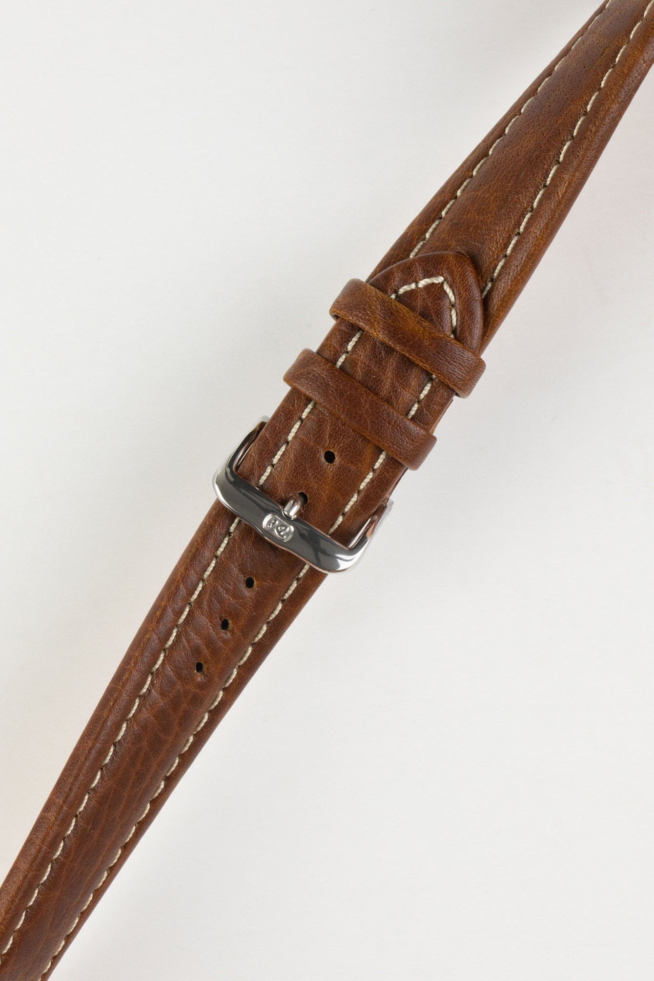 Di-Modell MONTANA Leather Sport Watch Strap in GOLD BROWN