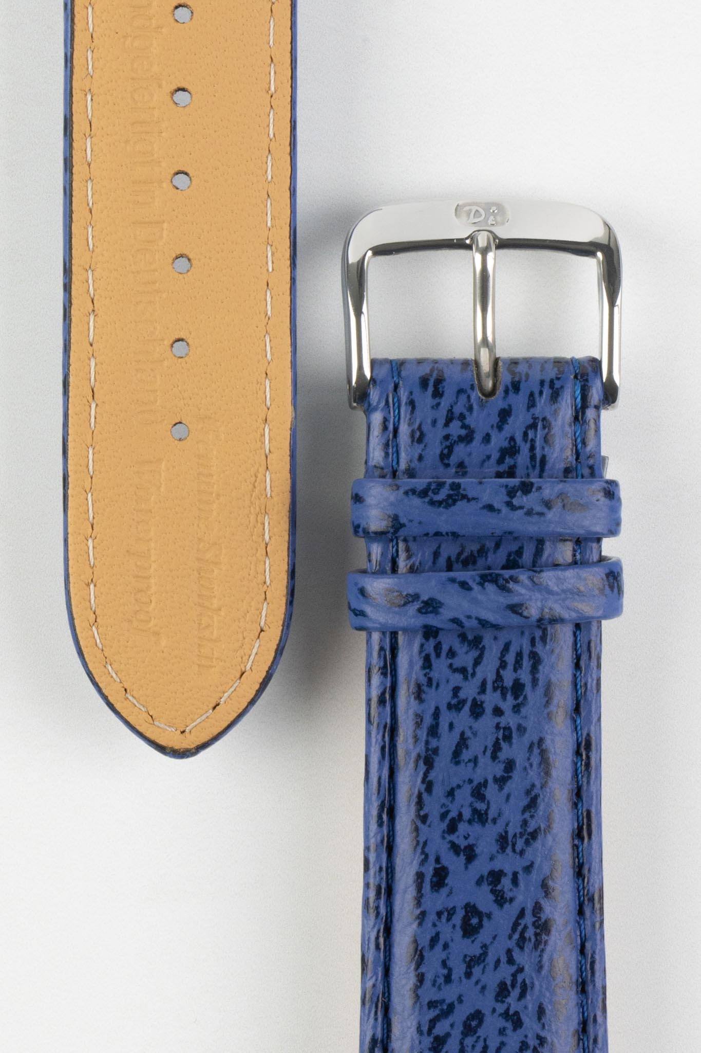 Genuine Shark Skin Watch Strap Navy Watch Obsession