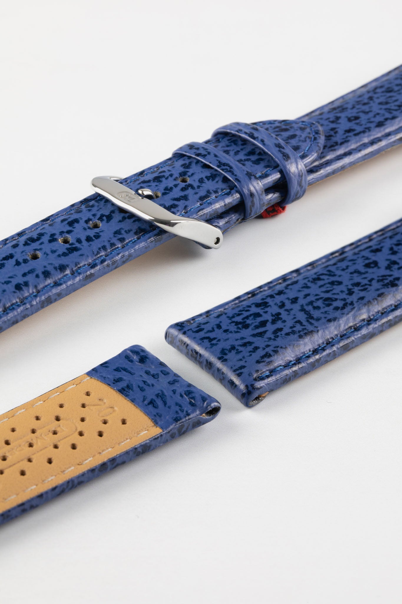 Genuine Shark Skin Watch Strap Navy Watch Obsession