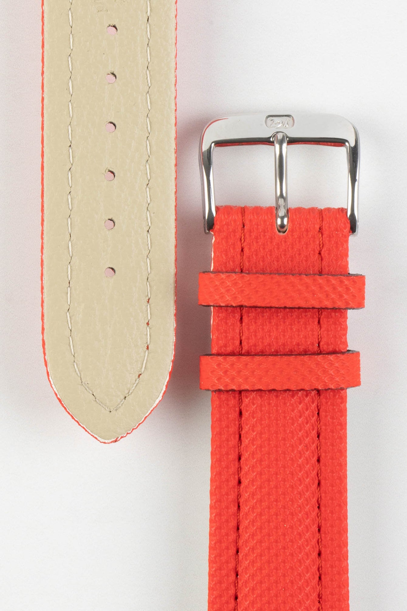 Di-Modell TRAVELLER PU Nylon Waterproof Watch Strap in RED