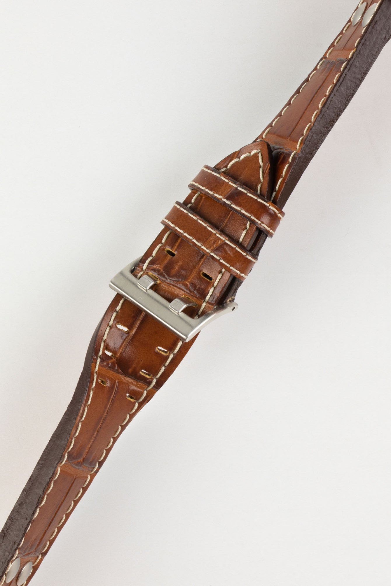 Di-Modell VENEZUELA Pilot Sport Watch Strap in GOLD BROWN