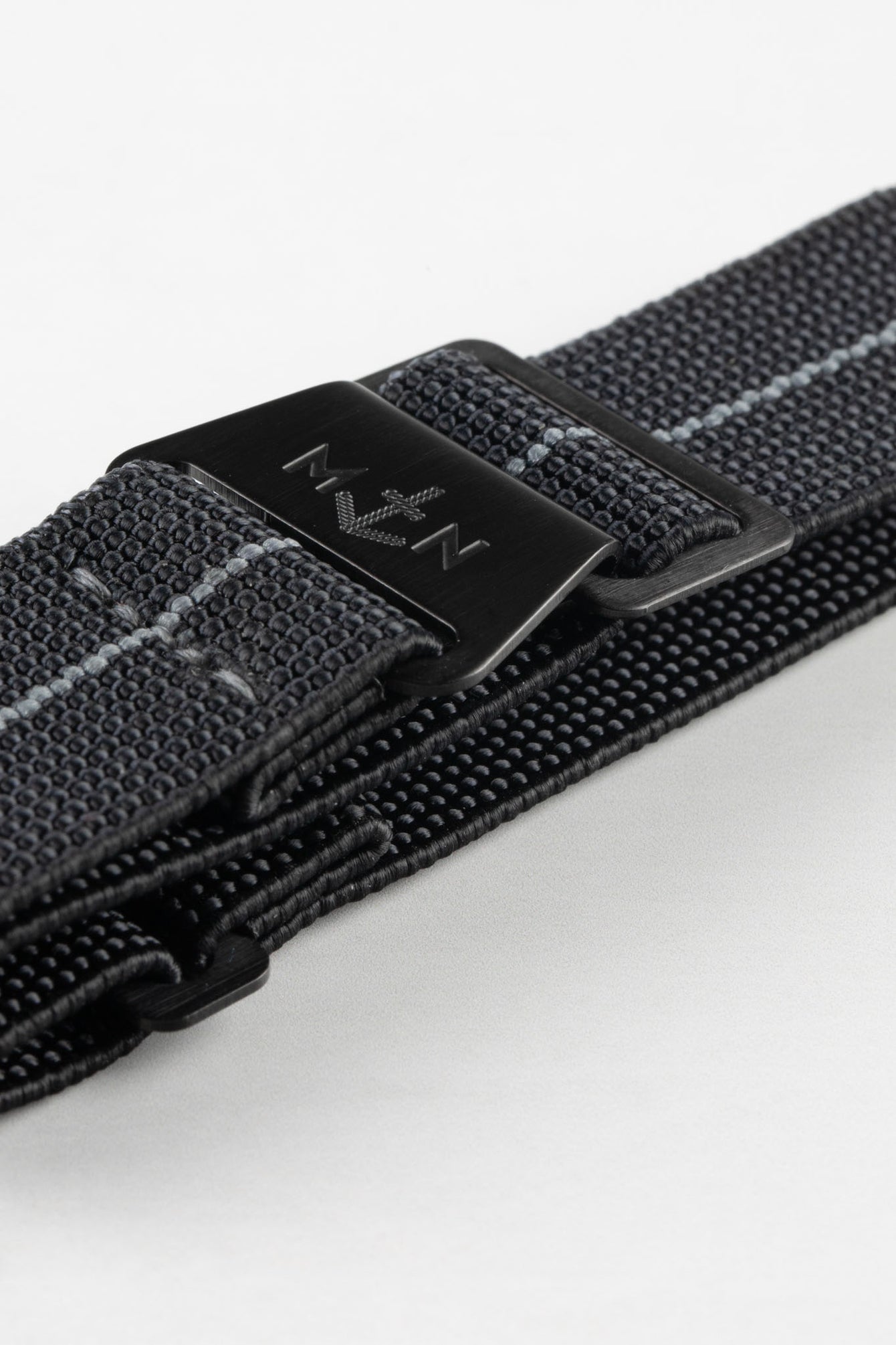 Erika's Originals BLACK OPS MN™ Strap with GREY Centerline - BLACK Hardware