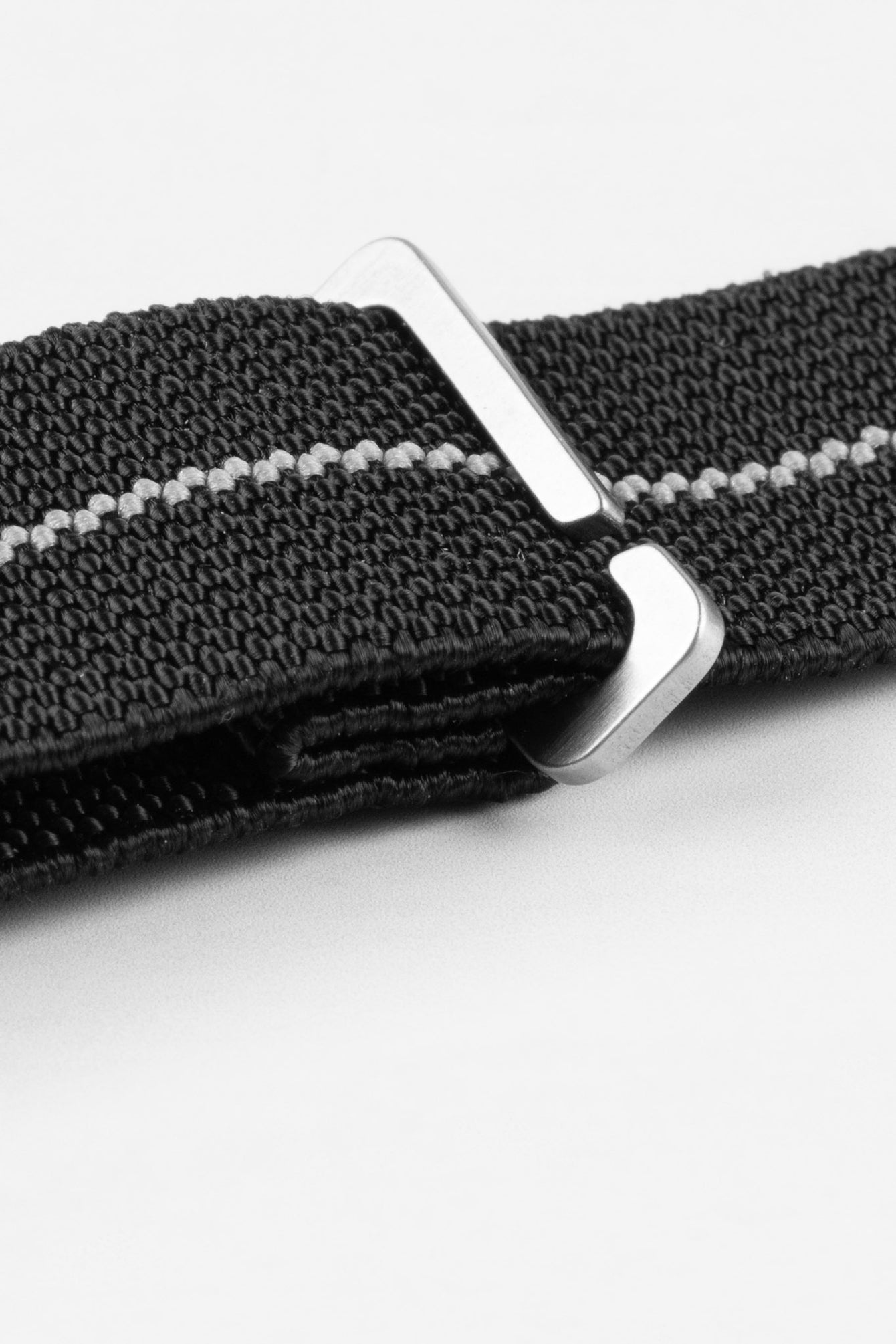 Erika's Originals BLACK OPS MN™ Strap with LIGHT GREY Centerline - BRUSHED Hardware