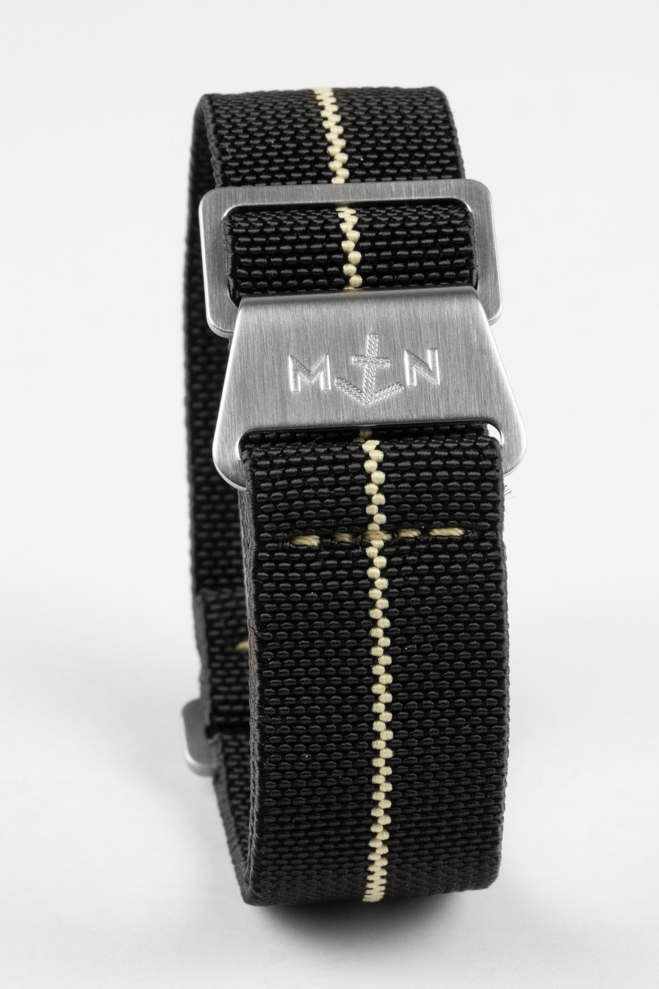 Erika's Originals BLACK OPS MN™ Strap with SAND Centerline - BRUSHED Hardware