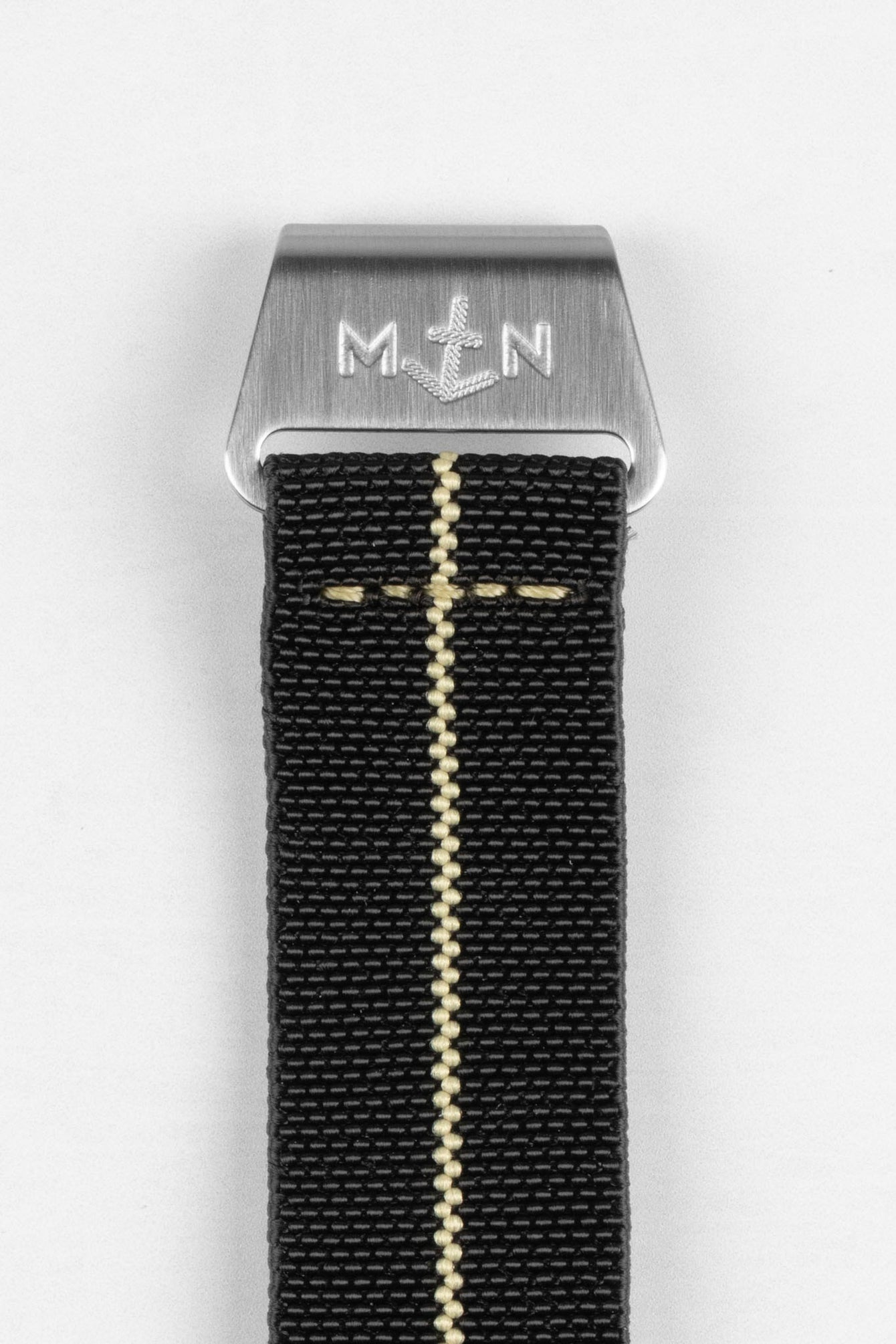 Erika's Originals BLACK OPS MN™ Strap with SAND Centerline - BRUSHED Hardware