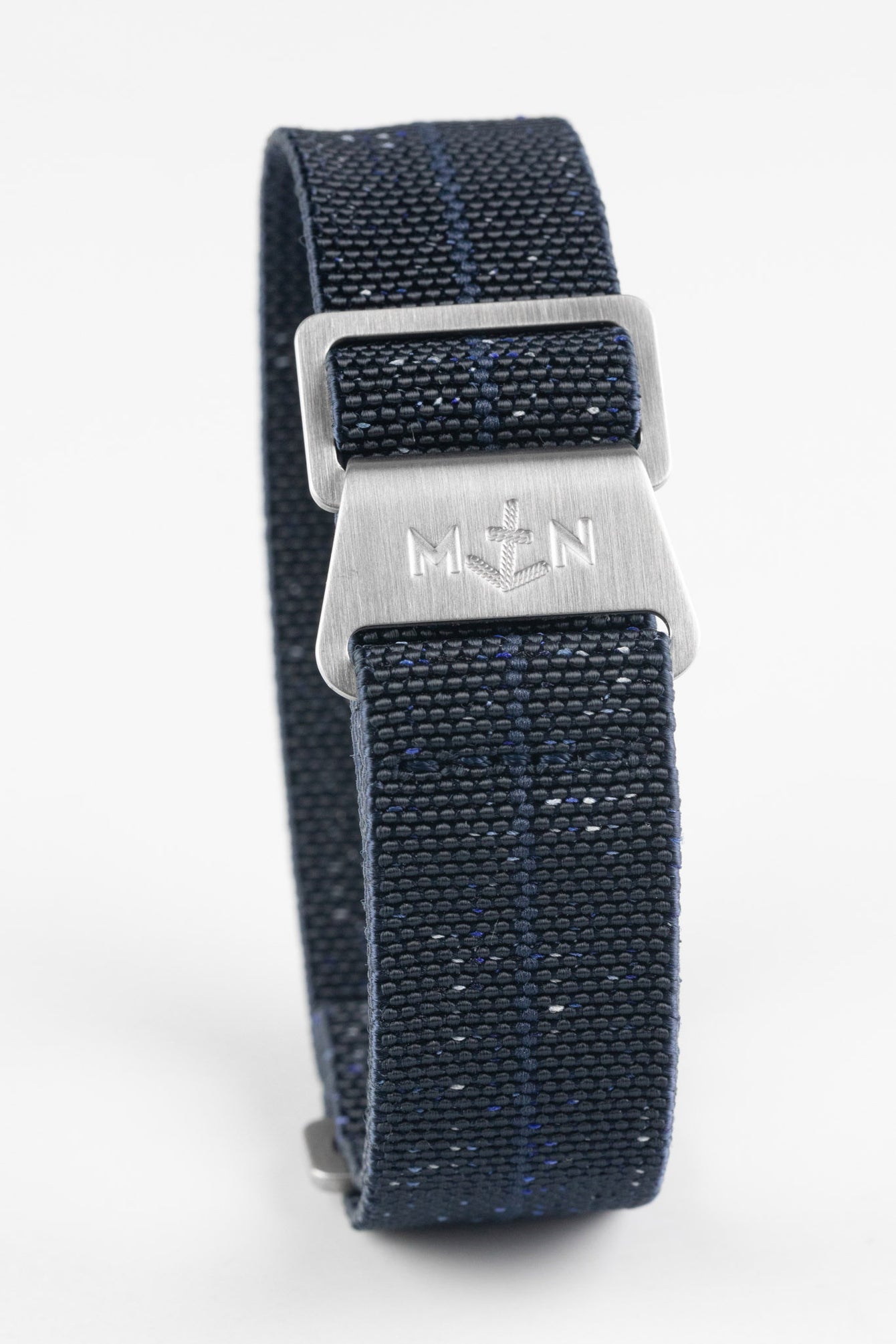 Erika's Originals INDIGO DENIM MN™ Strap in TWO-TONE DENIM - BRUSHED Hardware