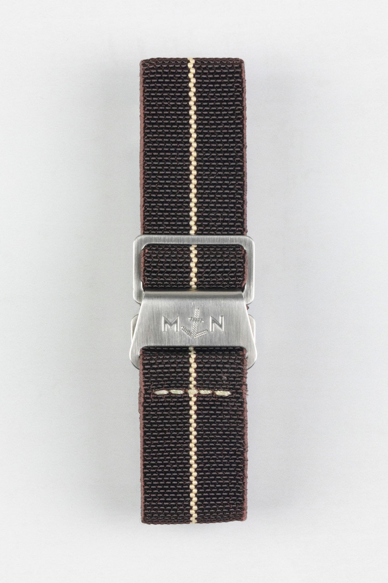 Erika's Originals HAVANA MN™ Strap with SAND Centerline - BRUSHED Hardware