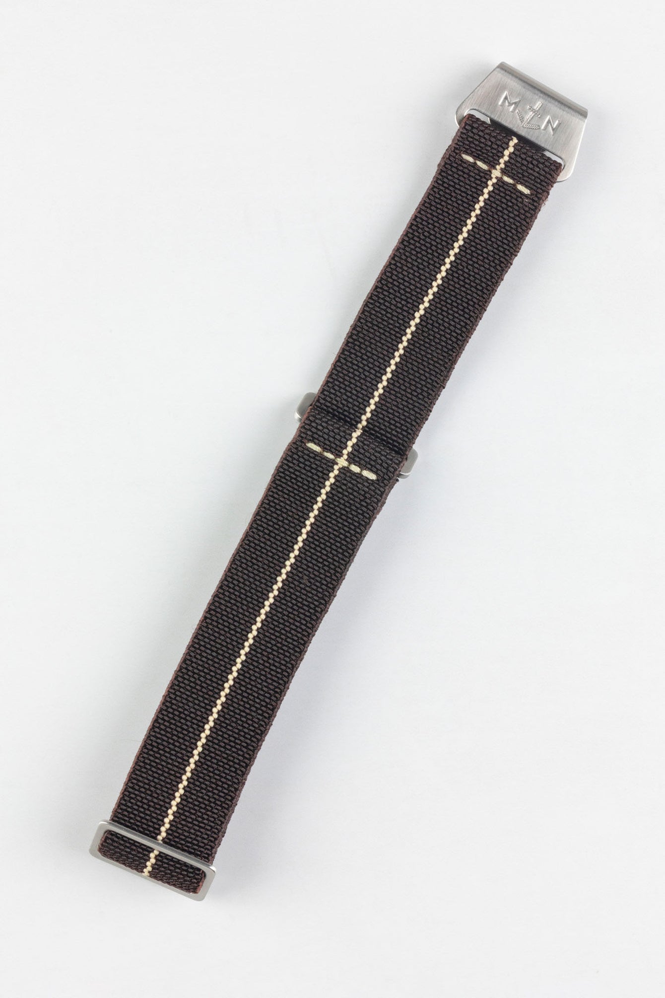 Erika's Originals HAVANA MN™ Strap with SAND Centerline - BRUSHED Hardware