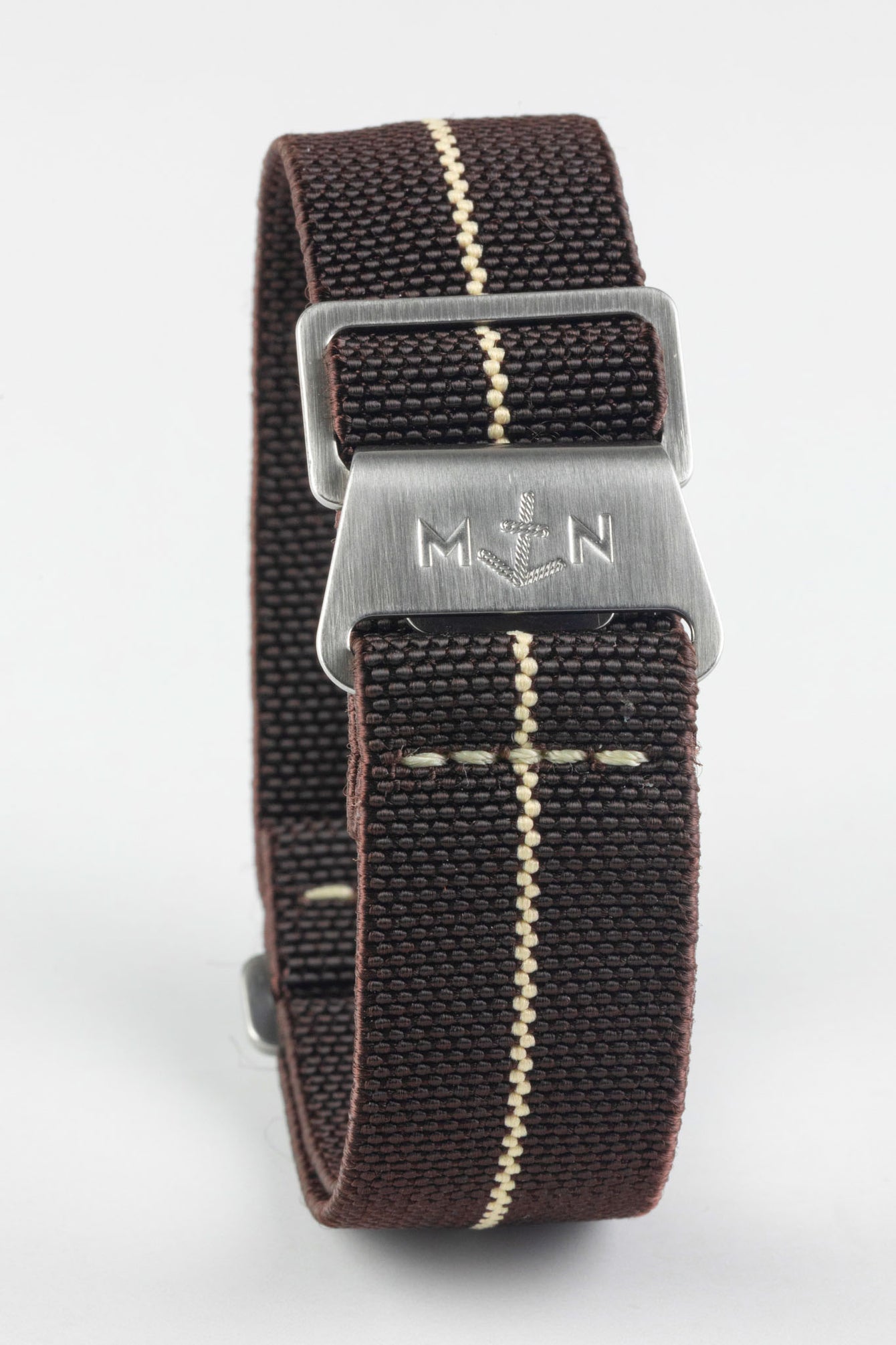 Erika's Originals HAVANA MN™ Strap with SAND Centerline - BRUSHED Hardware