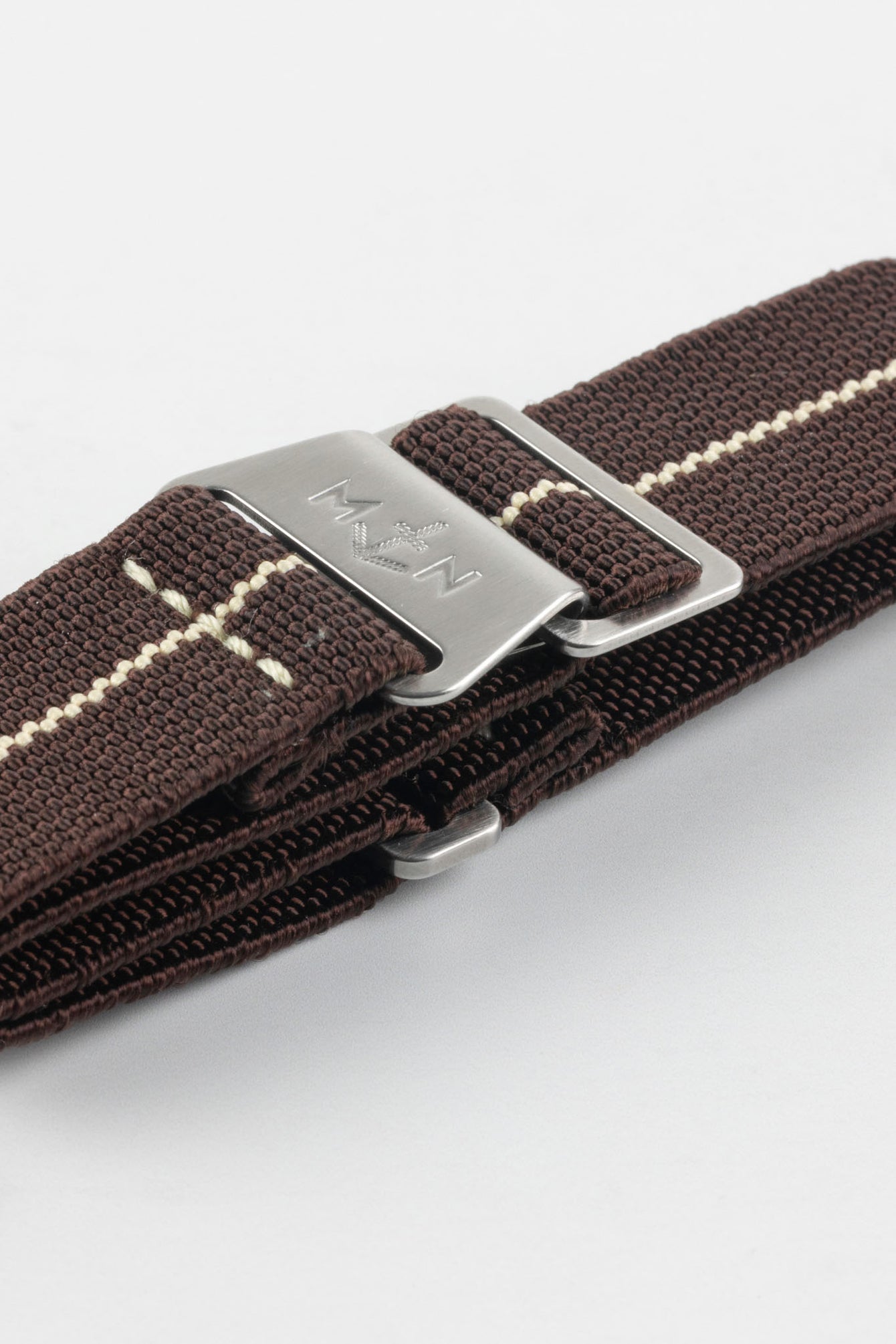 Erika's Originals HAVANA MN™ Strap with SAND Centerline - BRUSHED Hardware