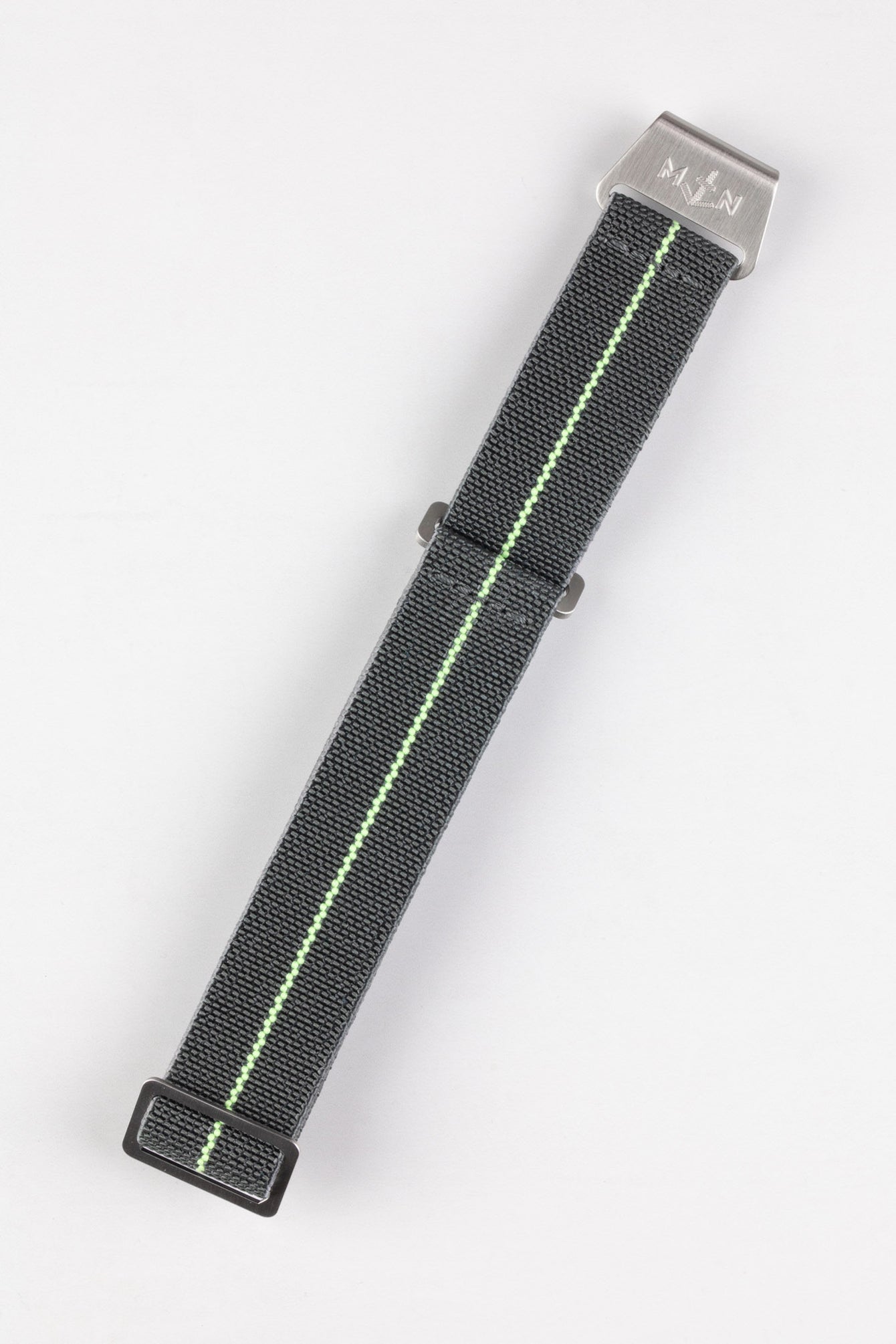 Erika's Originals MIRAGE MN™ Strap with MINT GREEN Centerline - BRUSHED Hardware