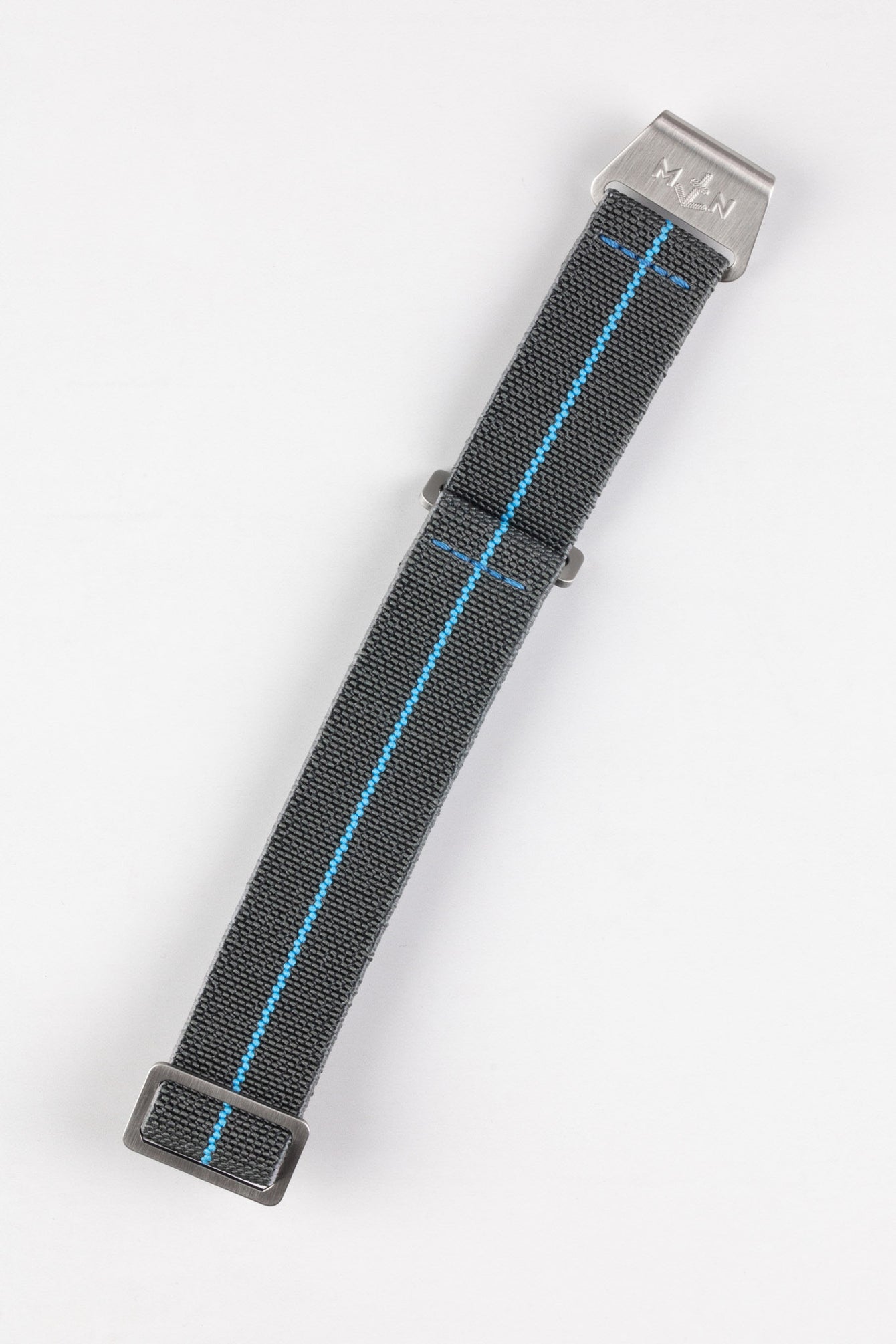 Erika's Originals MIRAGE MN™ Strap with TURQUOISE Centerline - BRUSHED Hardware